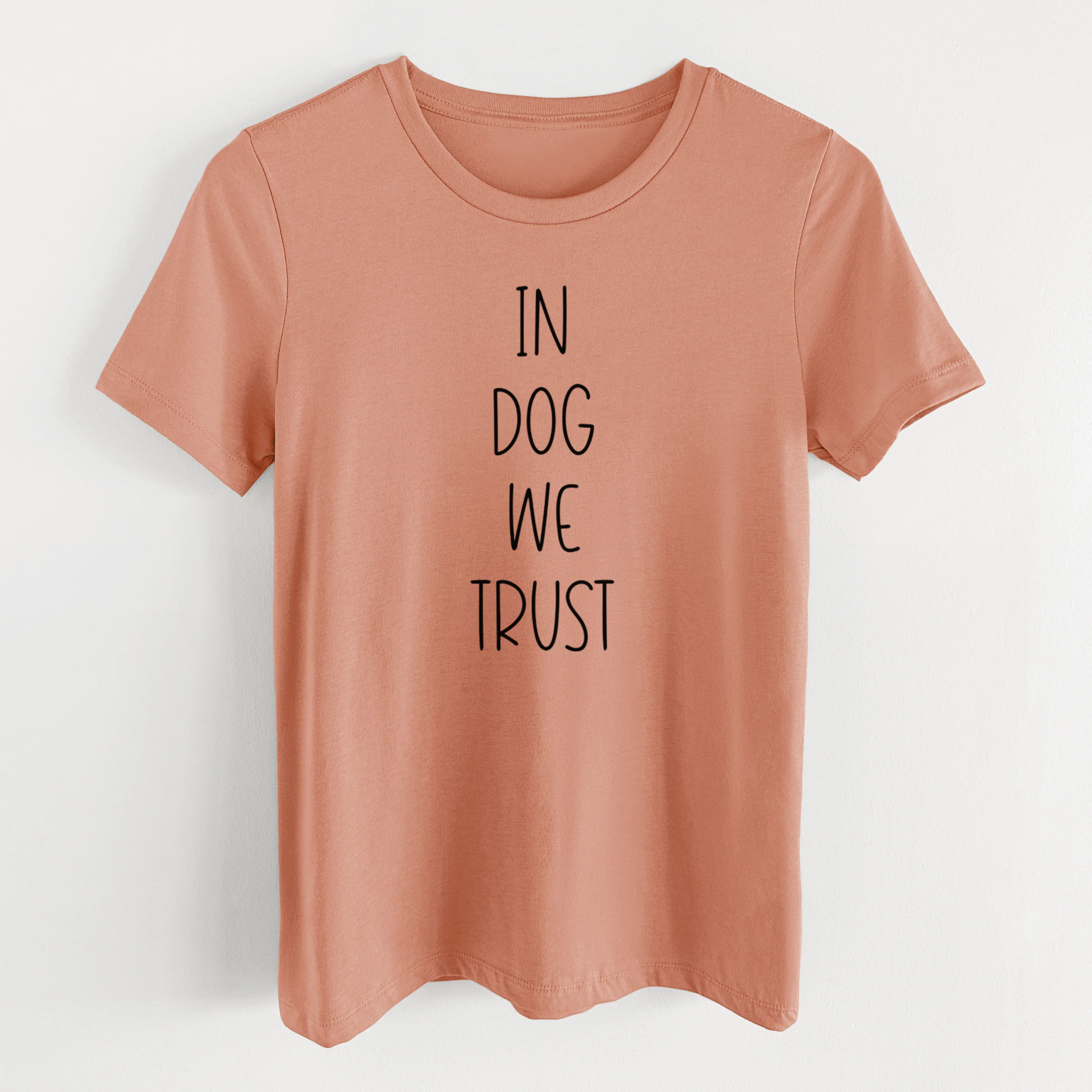 In Dog We Trust - Women's Lightweight Relaxed Fit 100% Cotton Crewneck - Image 13