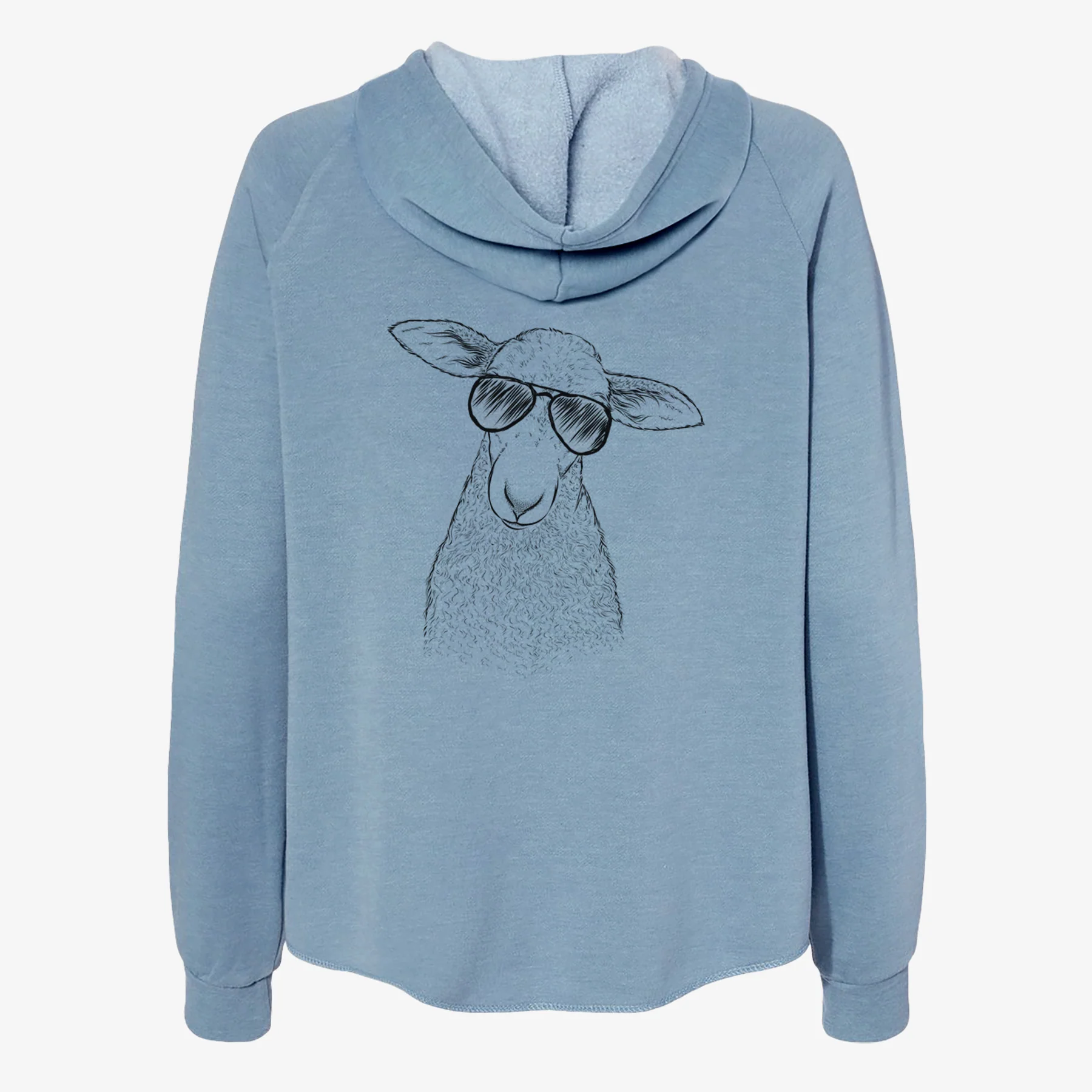 Ivy the Lamb - Women's Cali Wave Zip-Up Sweatshirt - Image 9