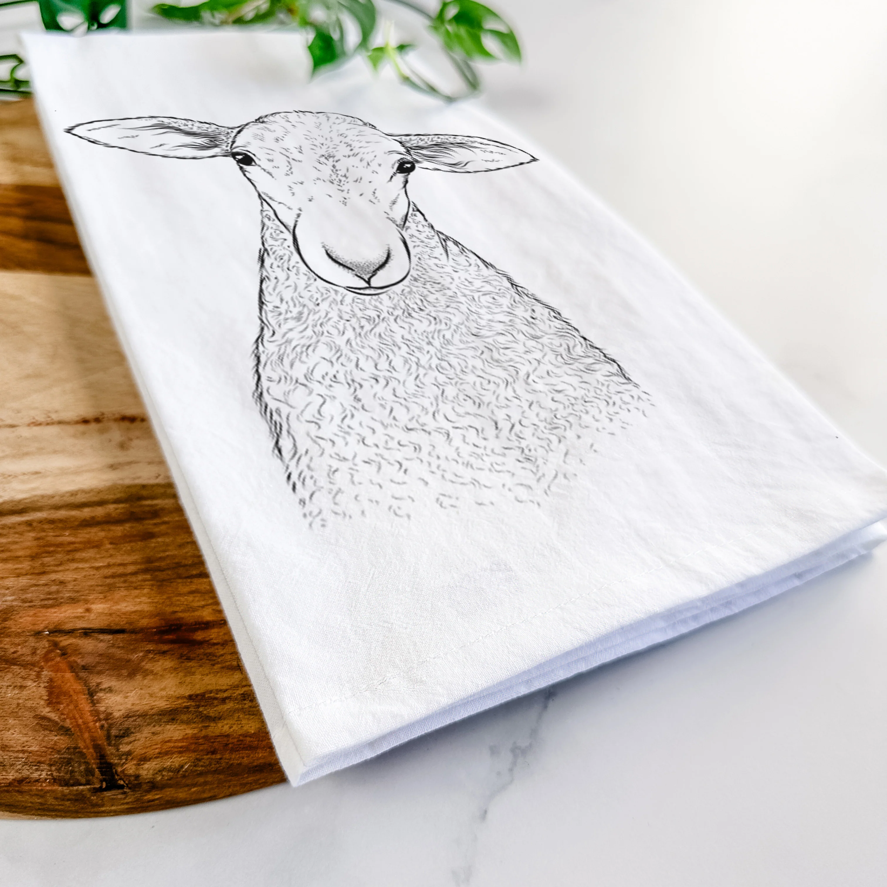 Ivy the Lamb Tea Towel - Image 5