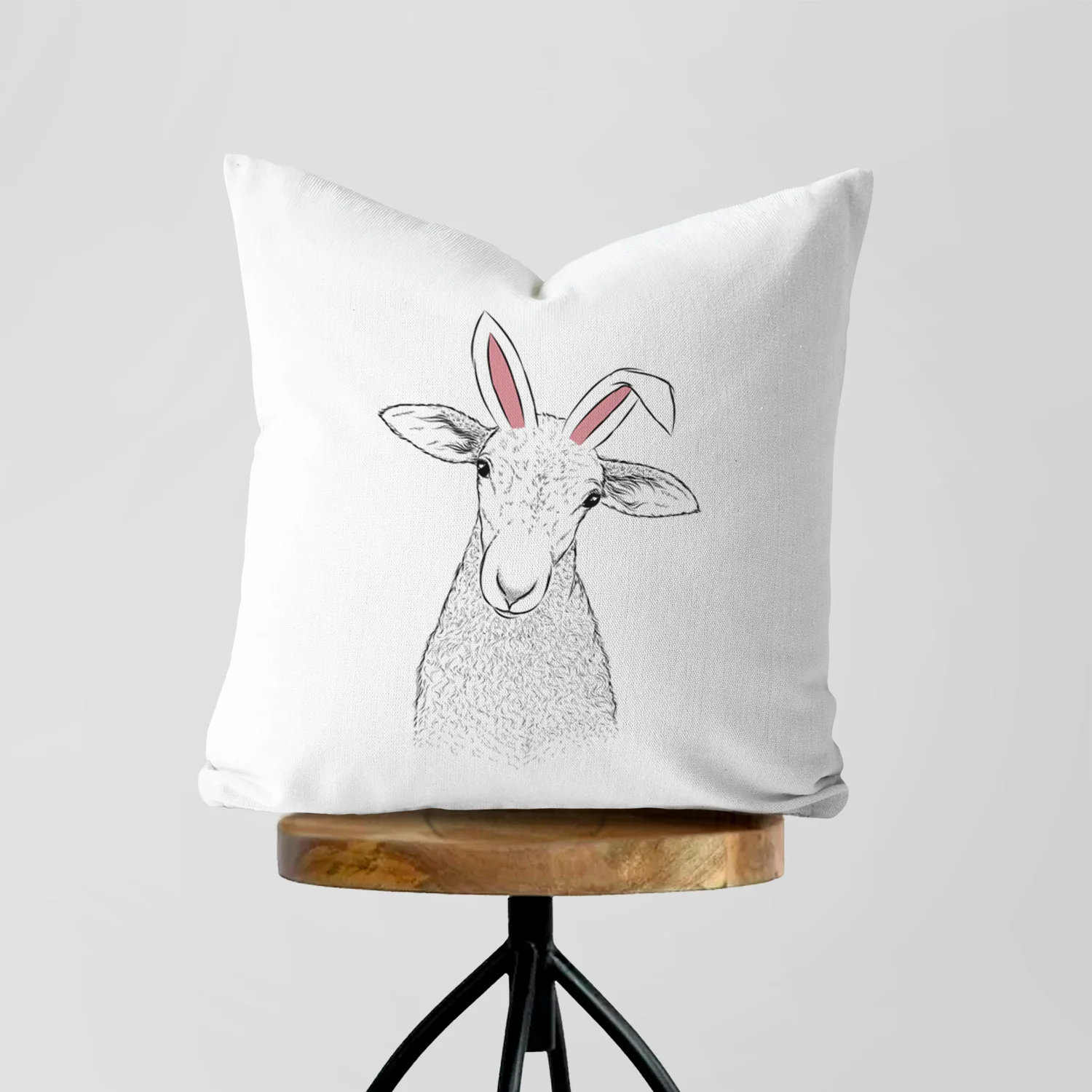 Ivy the Lamb - Throw Pillow Cover - Image 5