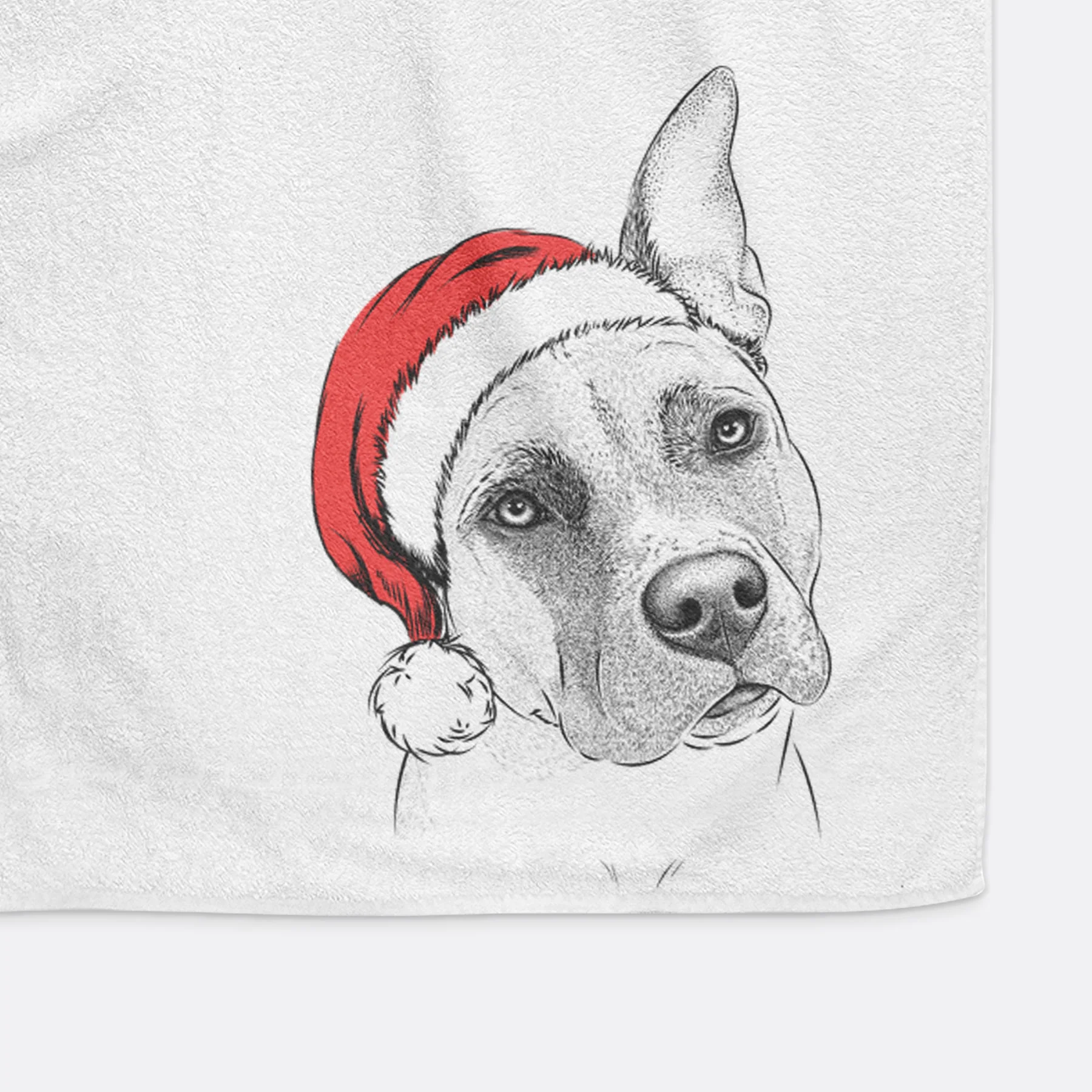 Ivy the Pitbull Mix Decorative Hand Towel - Image 10