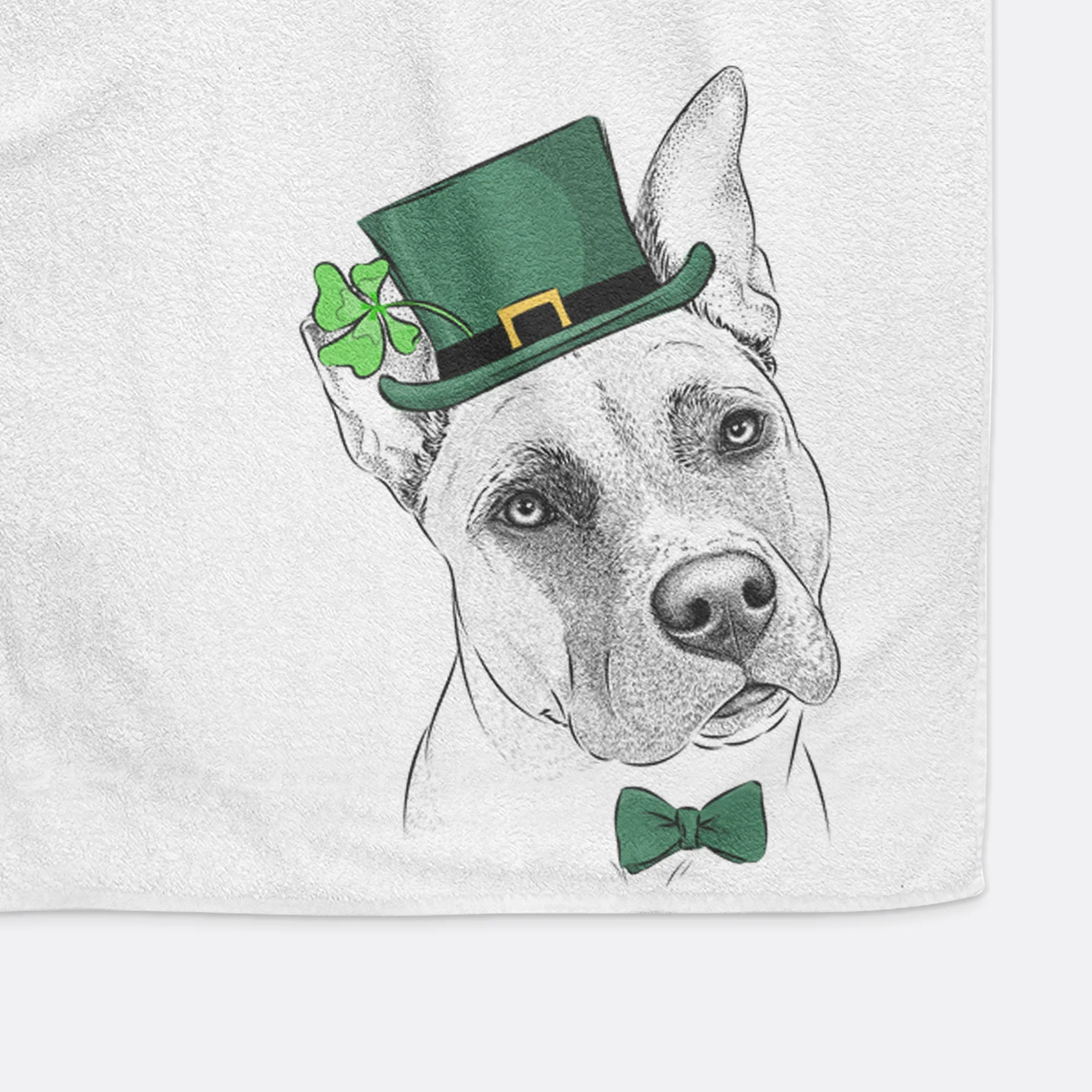 Ivy the Pitbull Mix Decorative Hand Towel - Image 14
