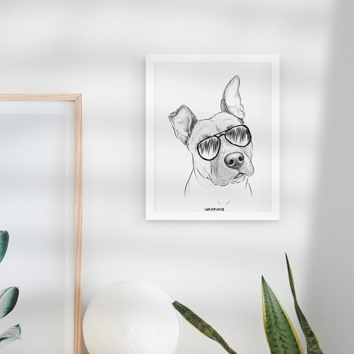 Ivy the Pitbull Mix Art Print - Image 5