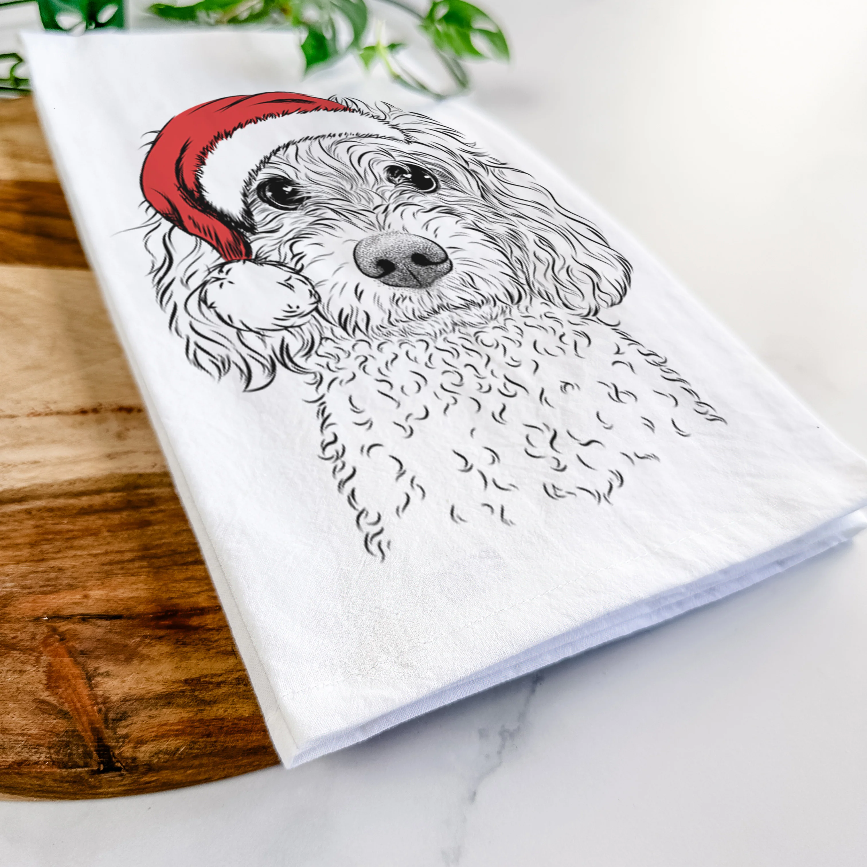 Izzie the Cavachon Tea Towel - Image 9
