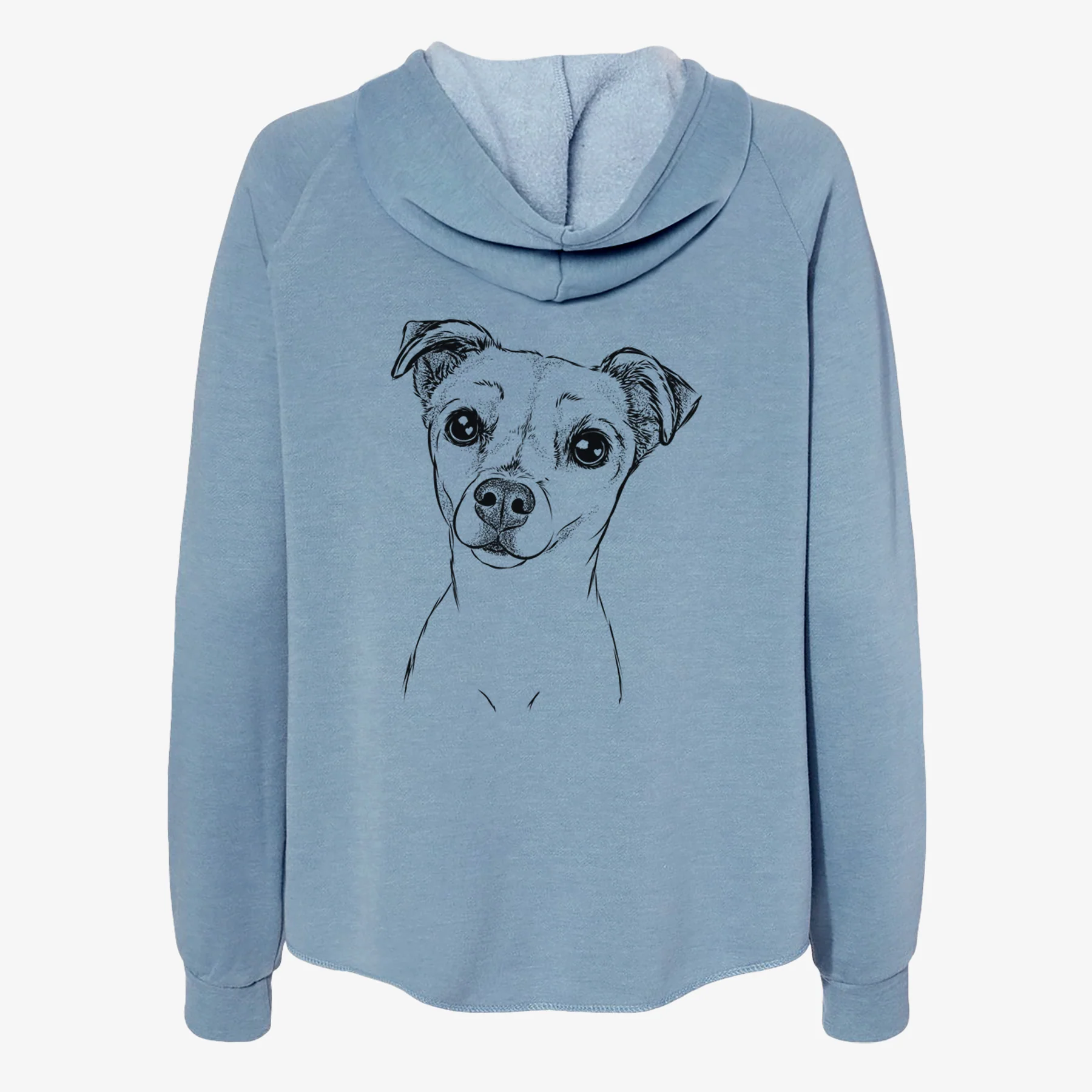 Izzy the Chiweenie - Women's Cali Wave Zip-Up Sweatshirt - Image 6