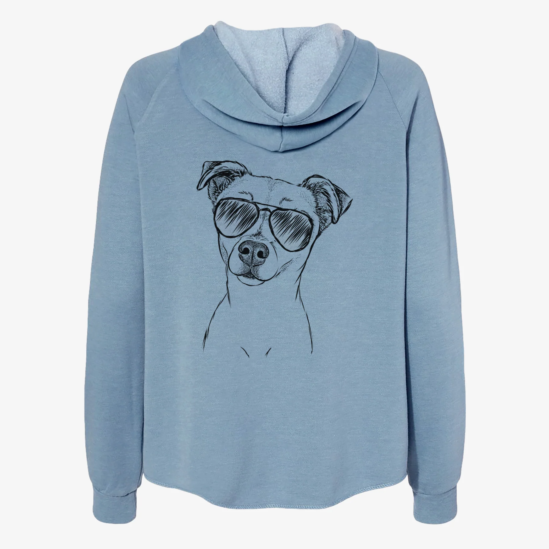 Izzy the Chiweenie - Women's Cali Wave Zip-Up Sweatshirt - Image 9