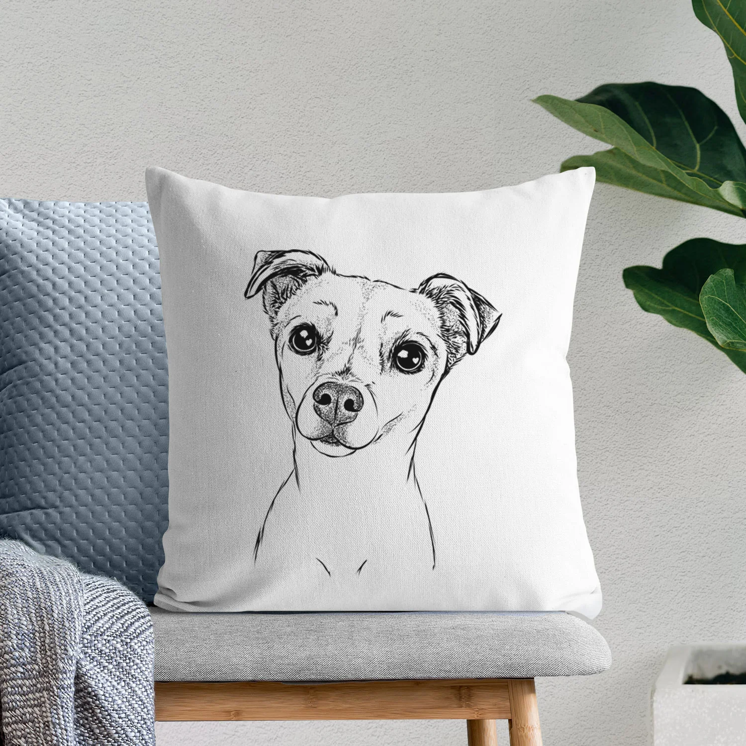 Izzy the Chiweenie - Throw Pillow Cover - Image 6