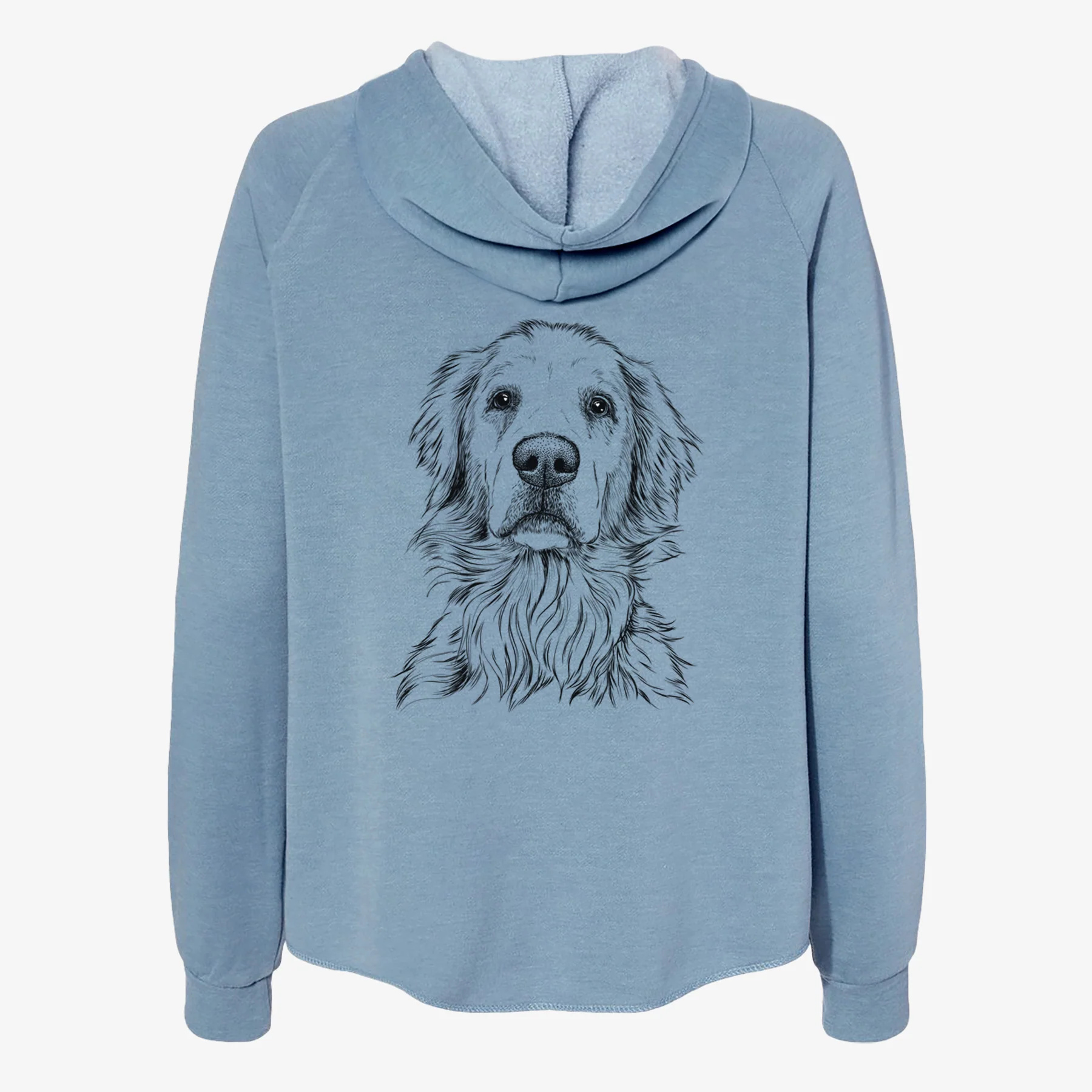 Jake aroni the Golden Retriever - Women's Cali Wave Zip-Up Sweatshirt - Image 6