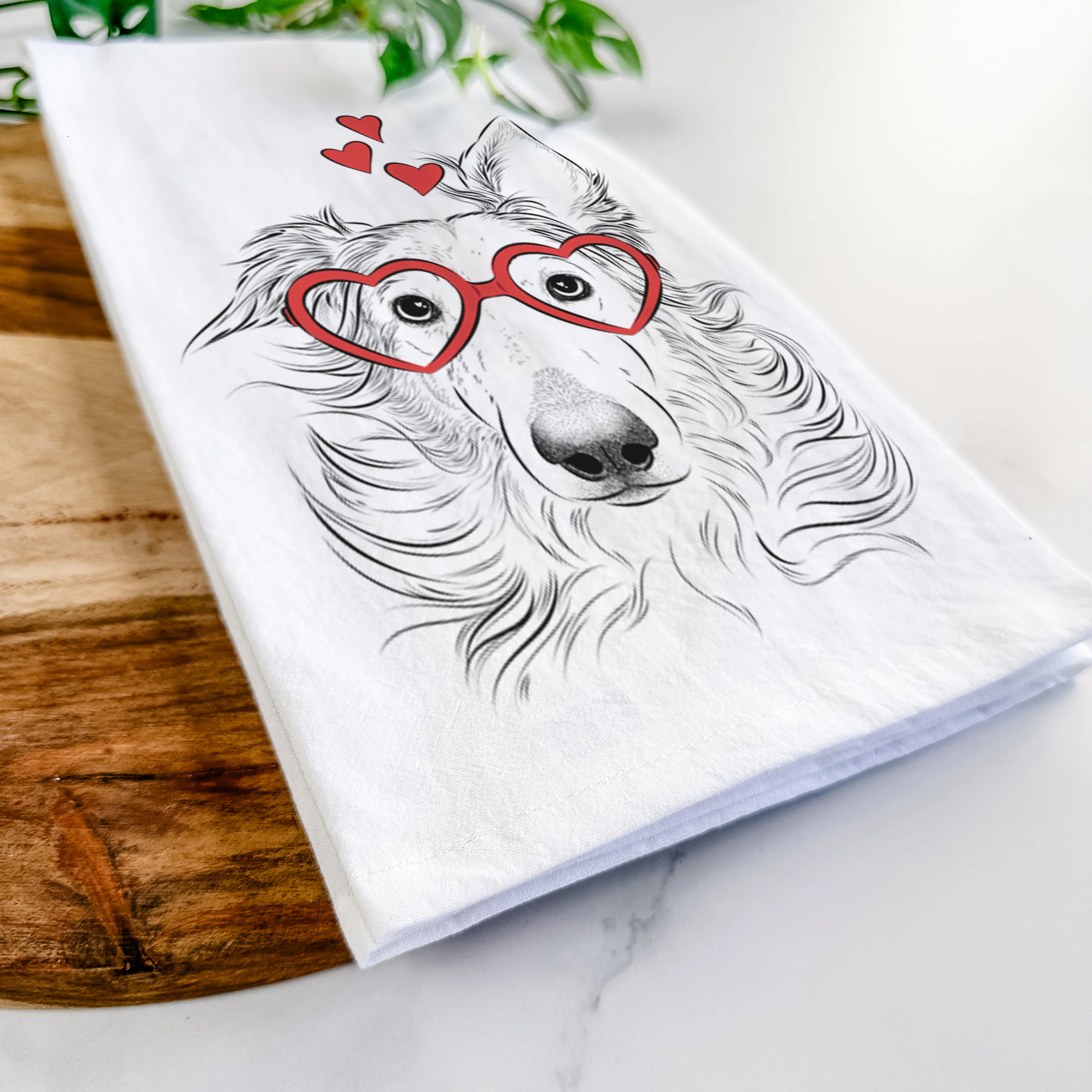 Jasha the Borzoi Tea Towel - Image 7