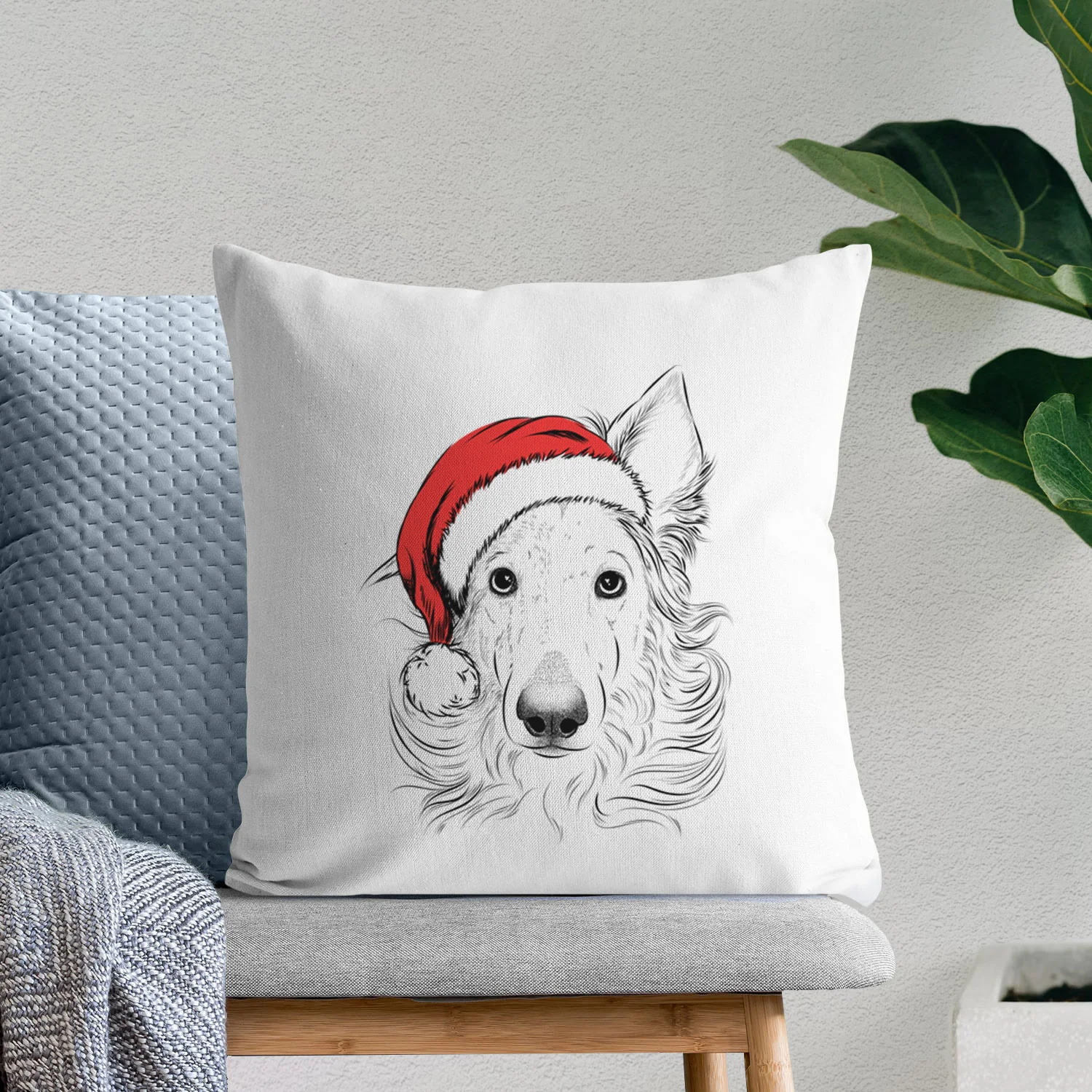 Jasha the Borzoi - Throw Pillow Cover - Image 10