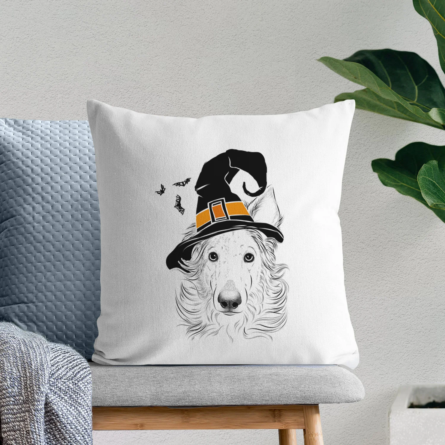 Jasha the Borzoi - Throw Pillow Cover - Image 8