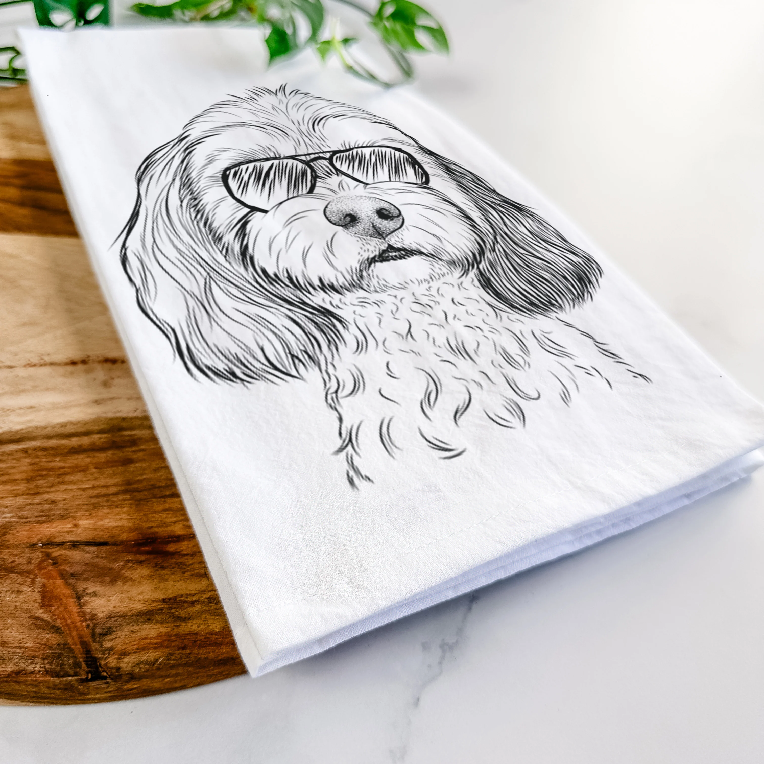 Jasper Diggins the Cavapoo Tea Towel - Image 6