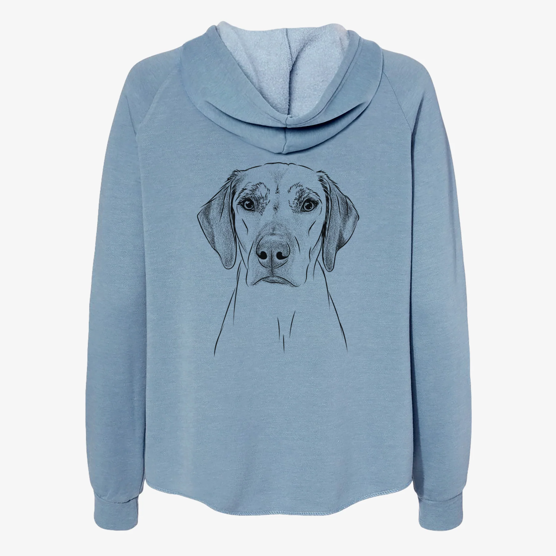Jenga the Rhodesian Ridgeback - Women's Cali Wave Zip-Up Sweatshirt - Image 6