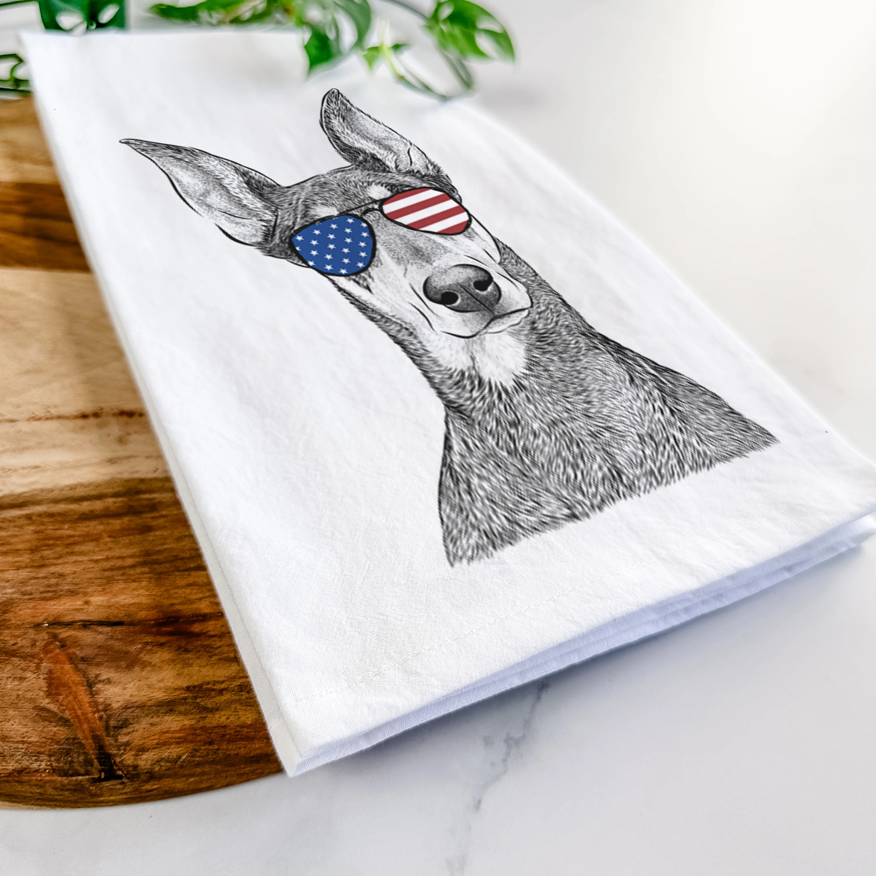 Jenna the Doberman Pinscher Tea Towel - Image 12