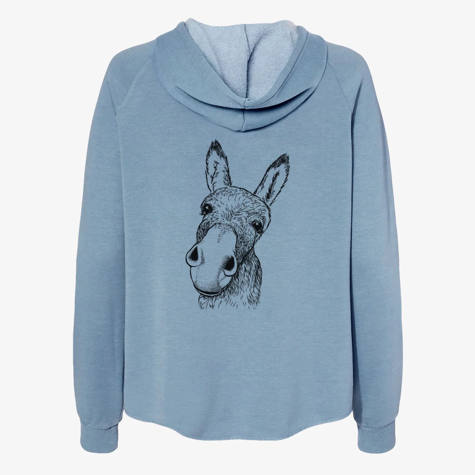 Jenny the Donkey - Women's Cali Wave Zip-Up Sweatshirt - Image 6
