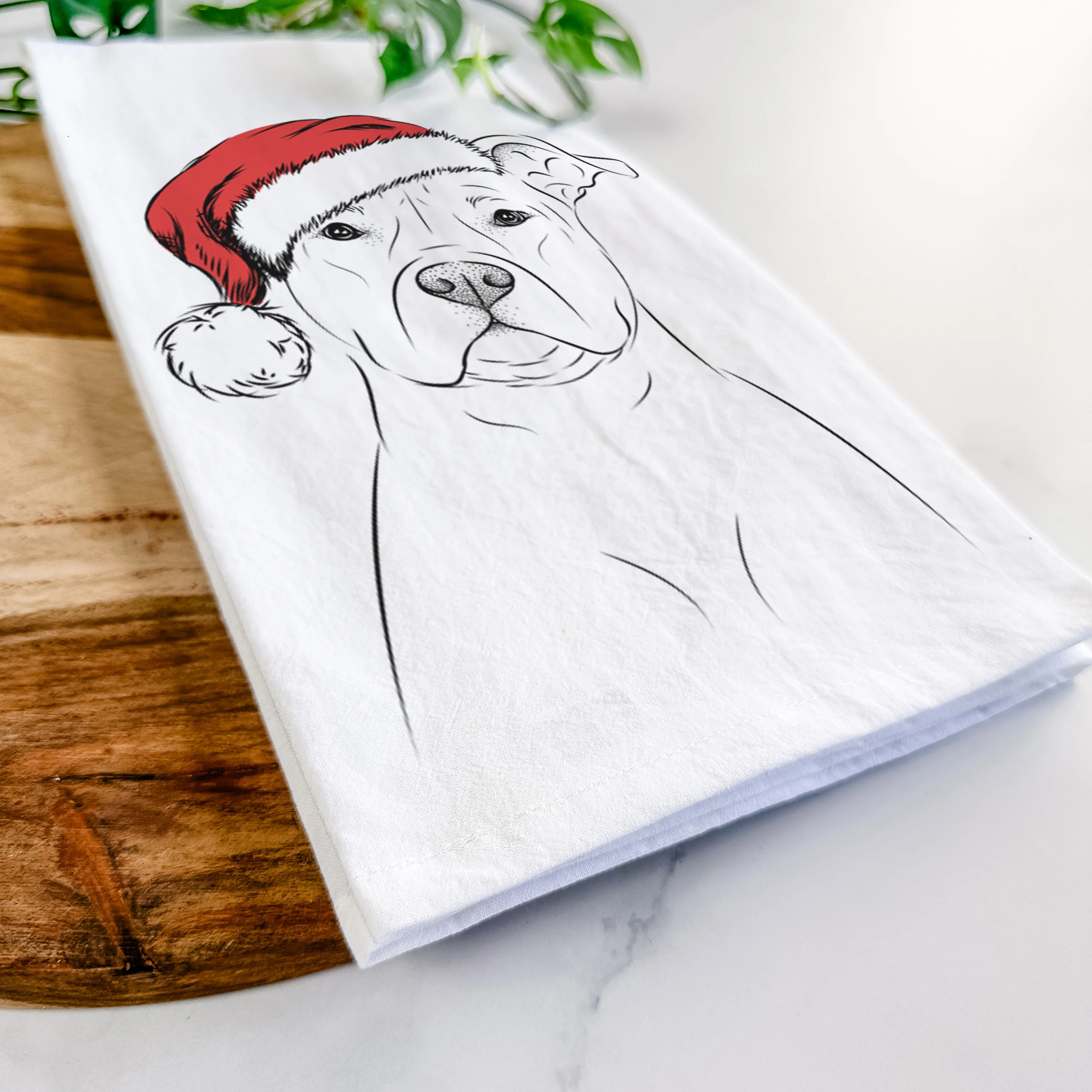 Jethro the American Staffordshire Terrier Tea Towel - Image 9