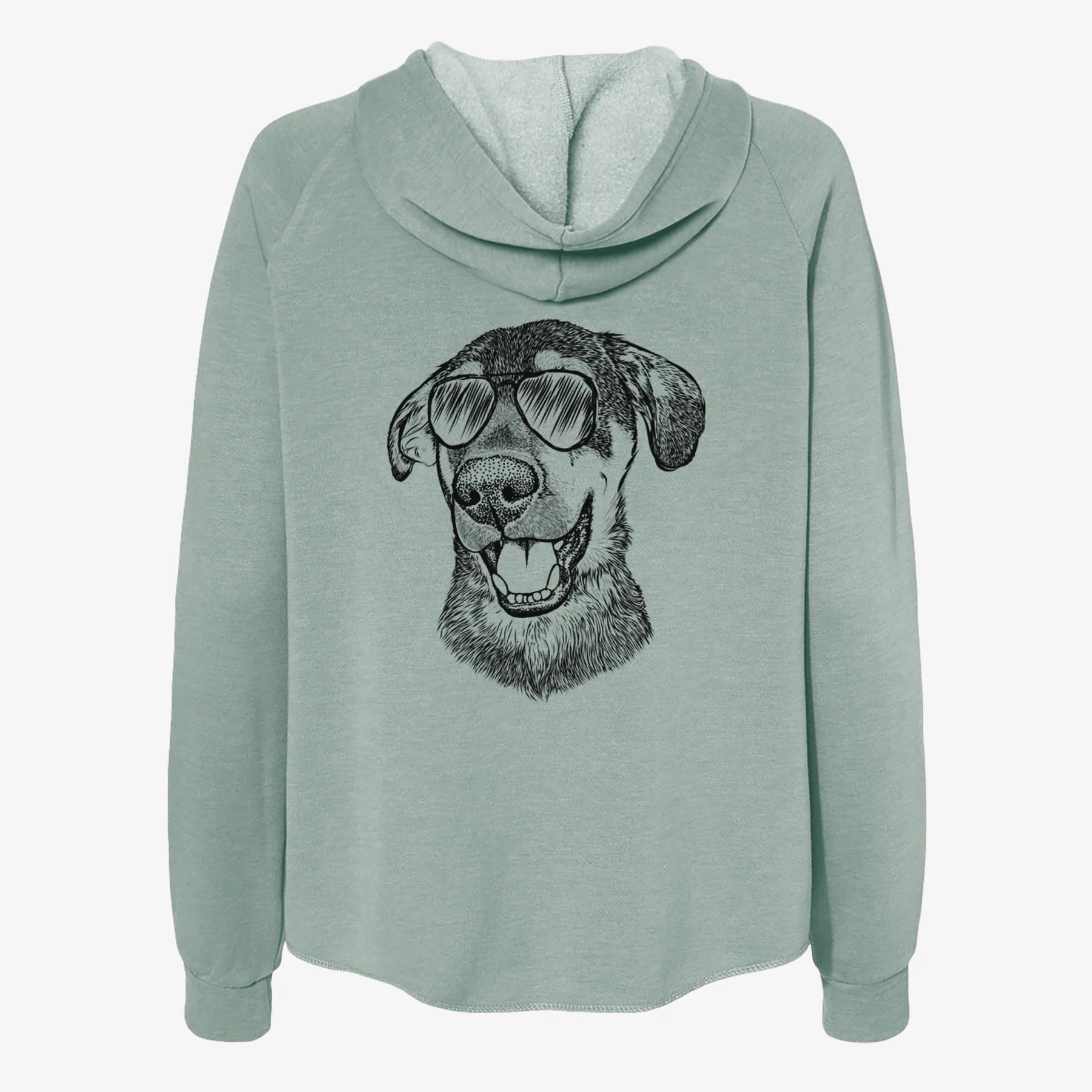 Jet the Mixed Breed - Women's Cali Wave Zip-Up Sweatshirt - Image 7