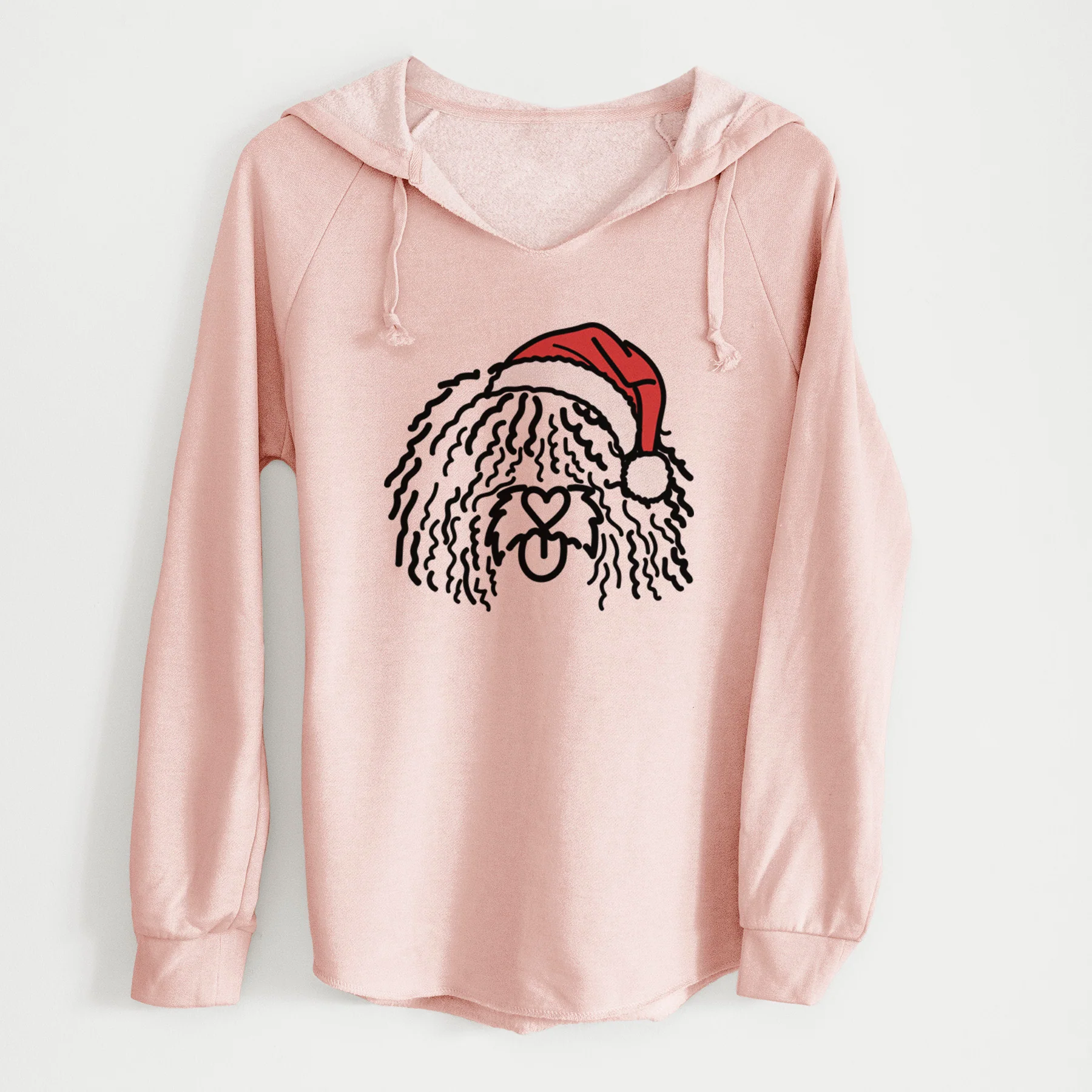 Jolly Spanish Water Dog - Alba - Cali Wave Hooded Sweatshirt - Image 4