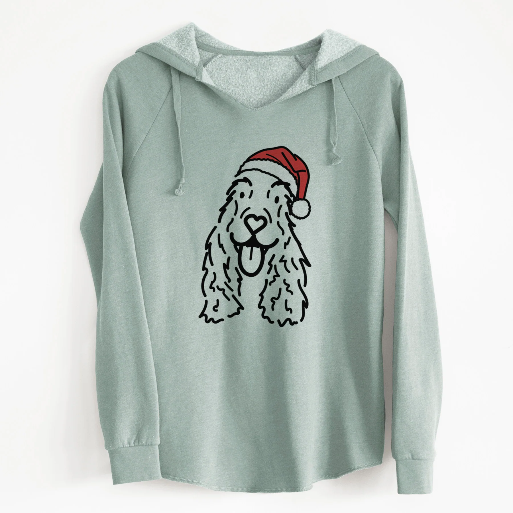 Jolly English Cocker Spaniel - Dolly - Cali Wave Hooded Sweatshirt - Image 6