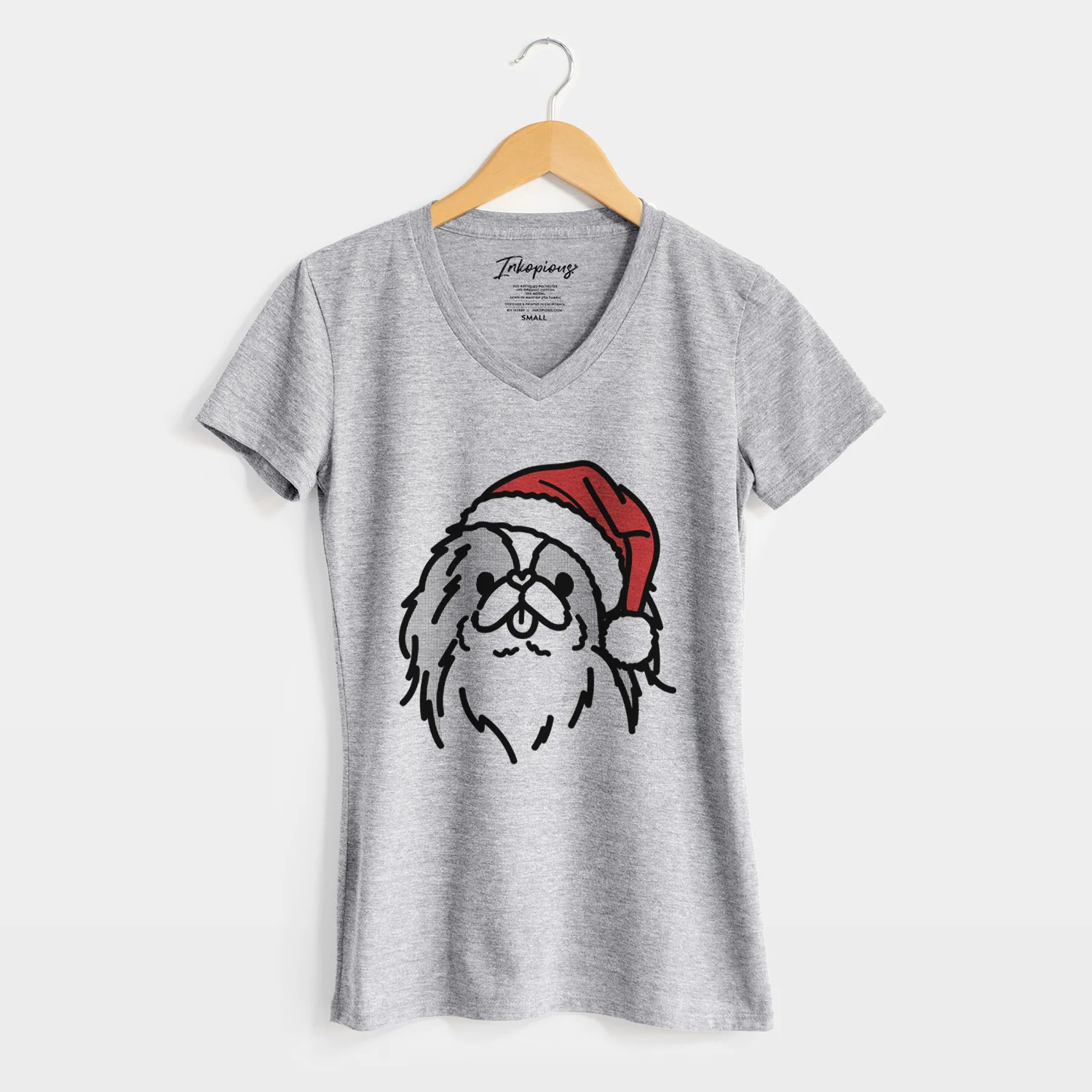 Jolly Japanese Chin - Macha - Women's Perfect V-neck Shirt - Image 4