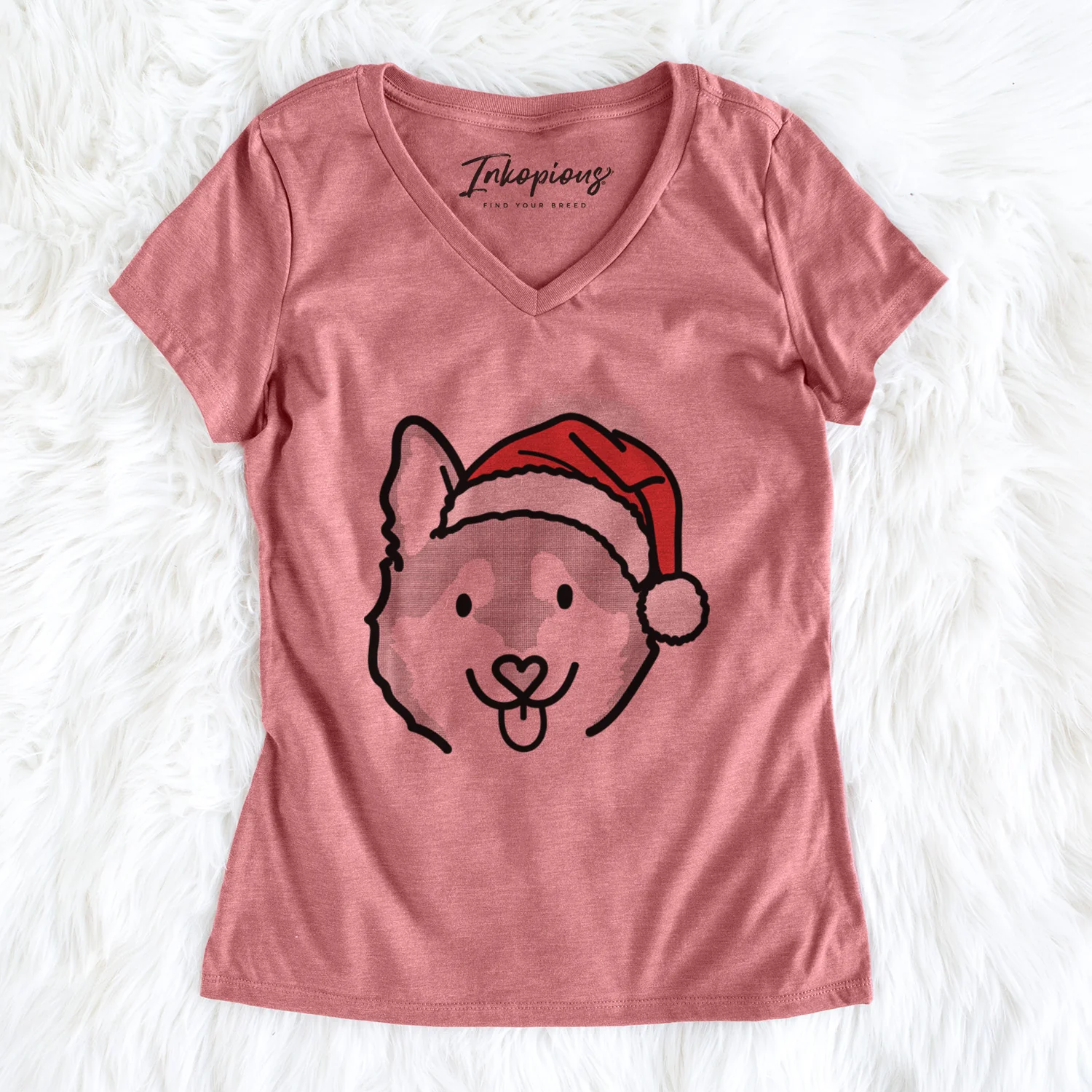 Jolly Alaskan Klee Kai - Sitka - Women's Perfect V-neck Shirt - Image 3