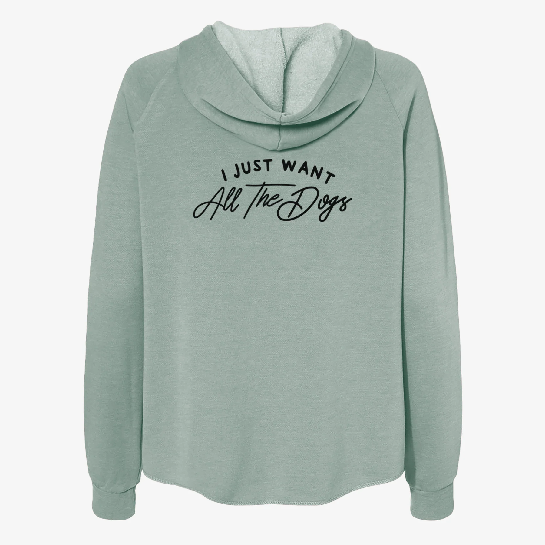 I just want all the Dogs - Women's Cali Wave Zip-Up Sweatshirt - Image 4