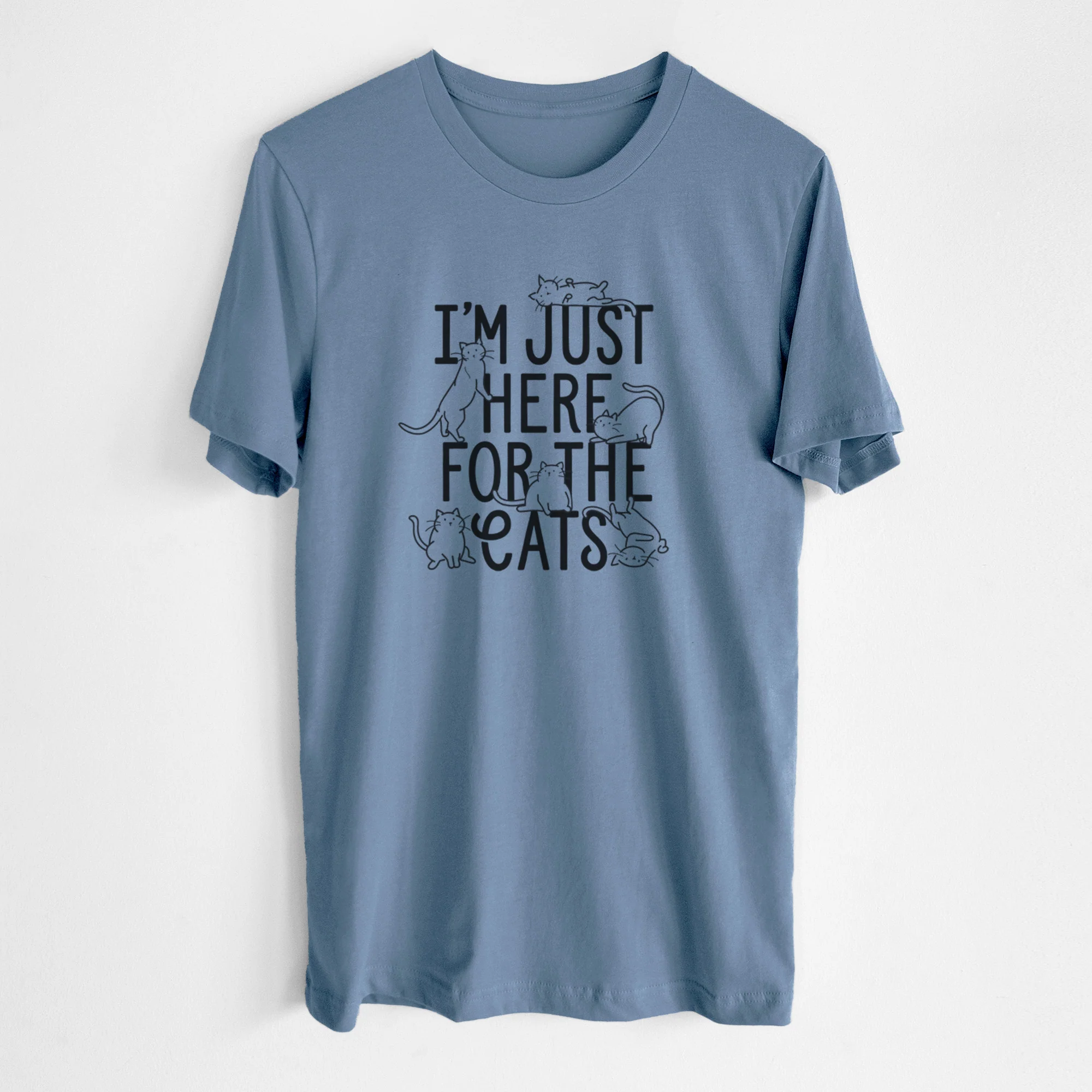 I'm Just Here For The Cats - Unisex Crewneck - Image 10