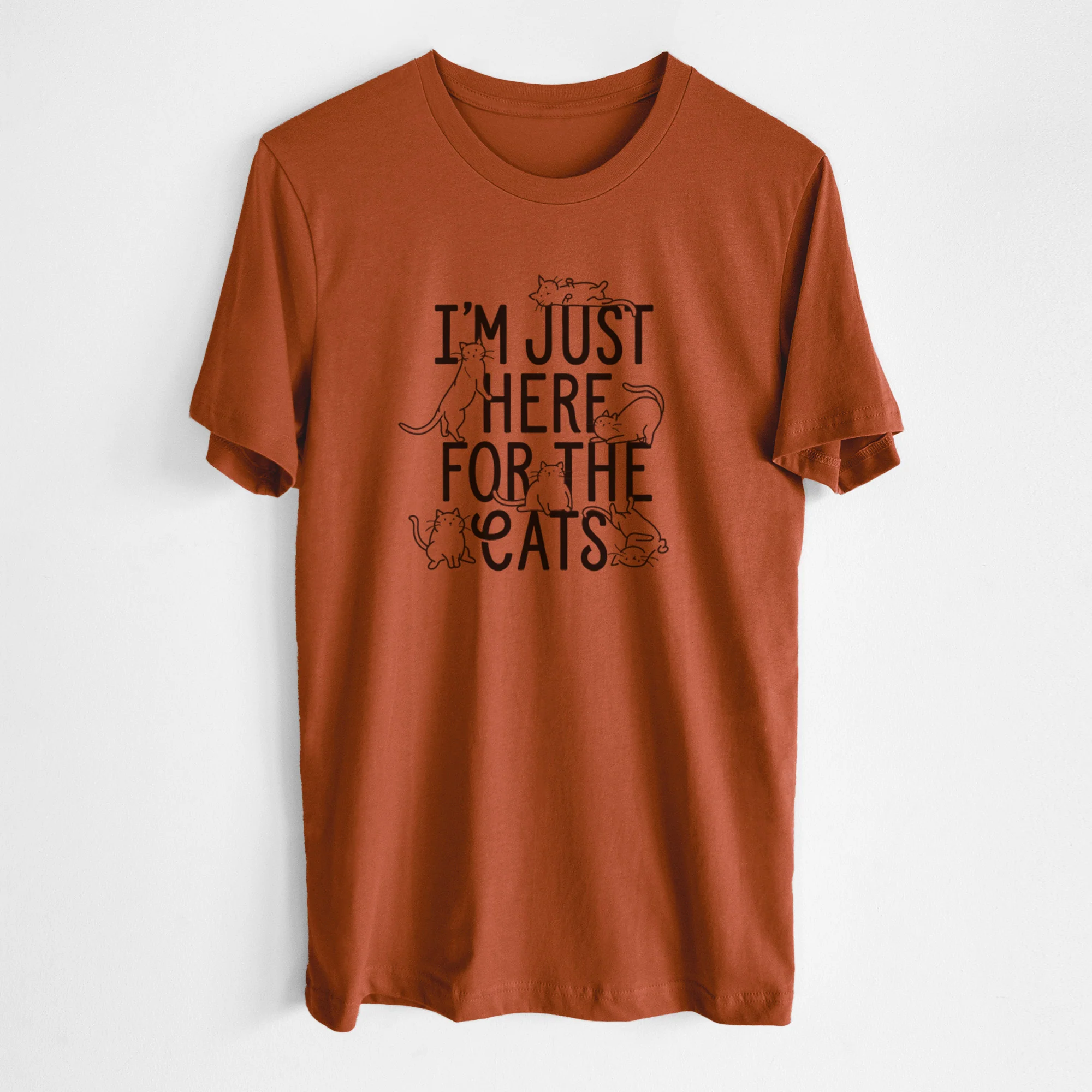 I'm Just Here For The Cats - Unisex Crewneck - Image 8