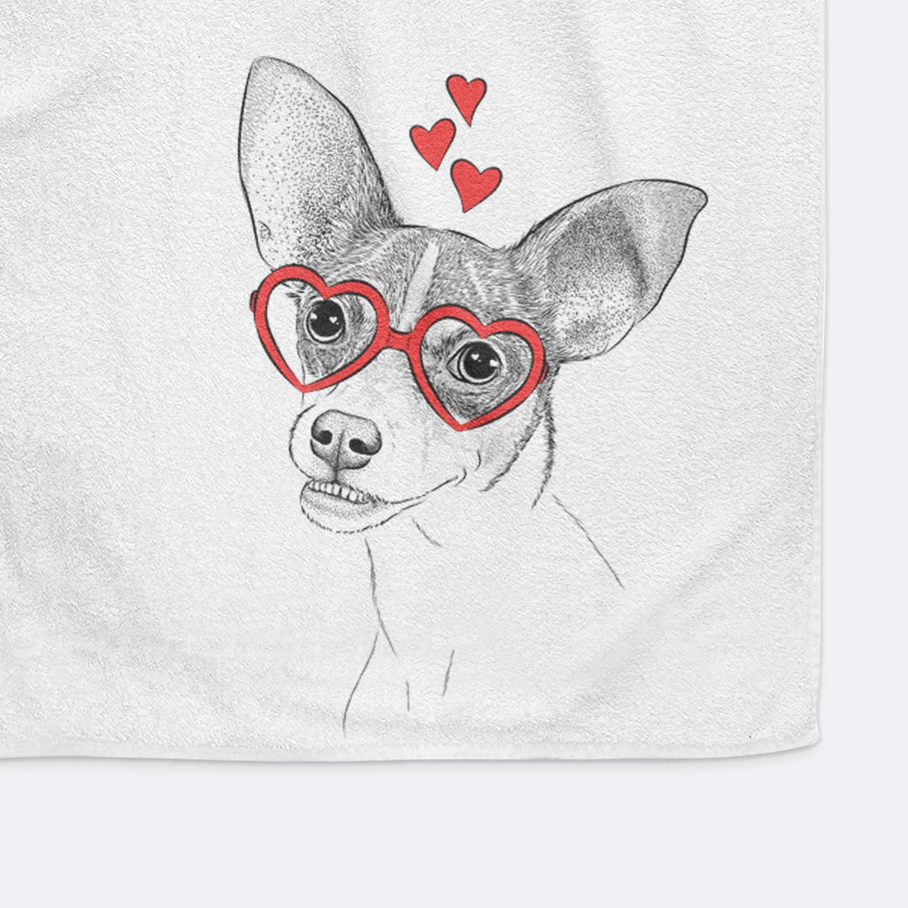 Kailani the Chihuahua Mix Decorative Hand Towel - Image 6