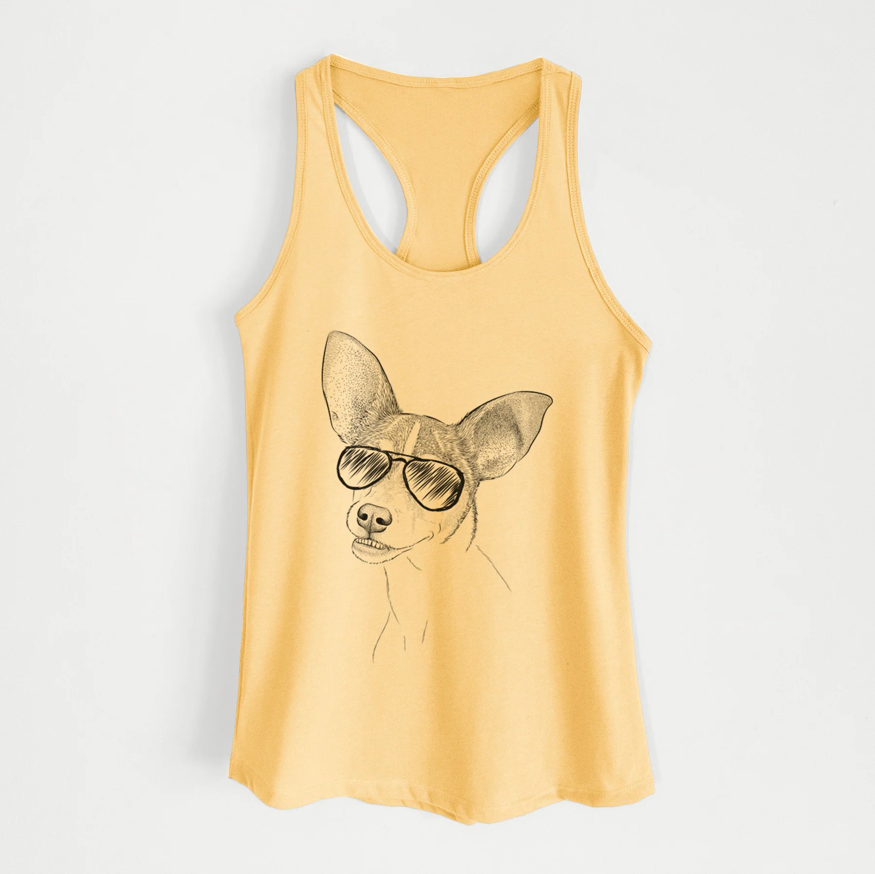 Kailani the Chihuahua Mix - Women's Racerback Tanktop - Image 9