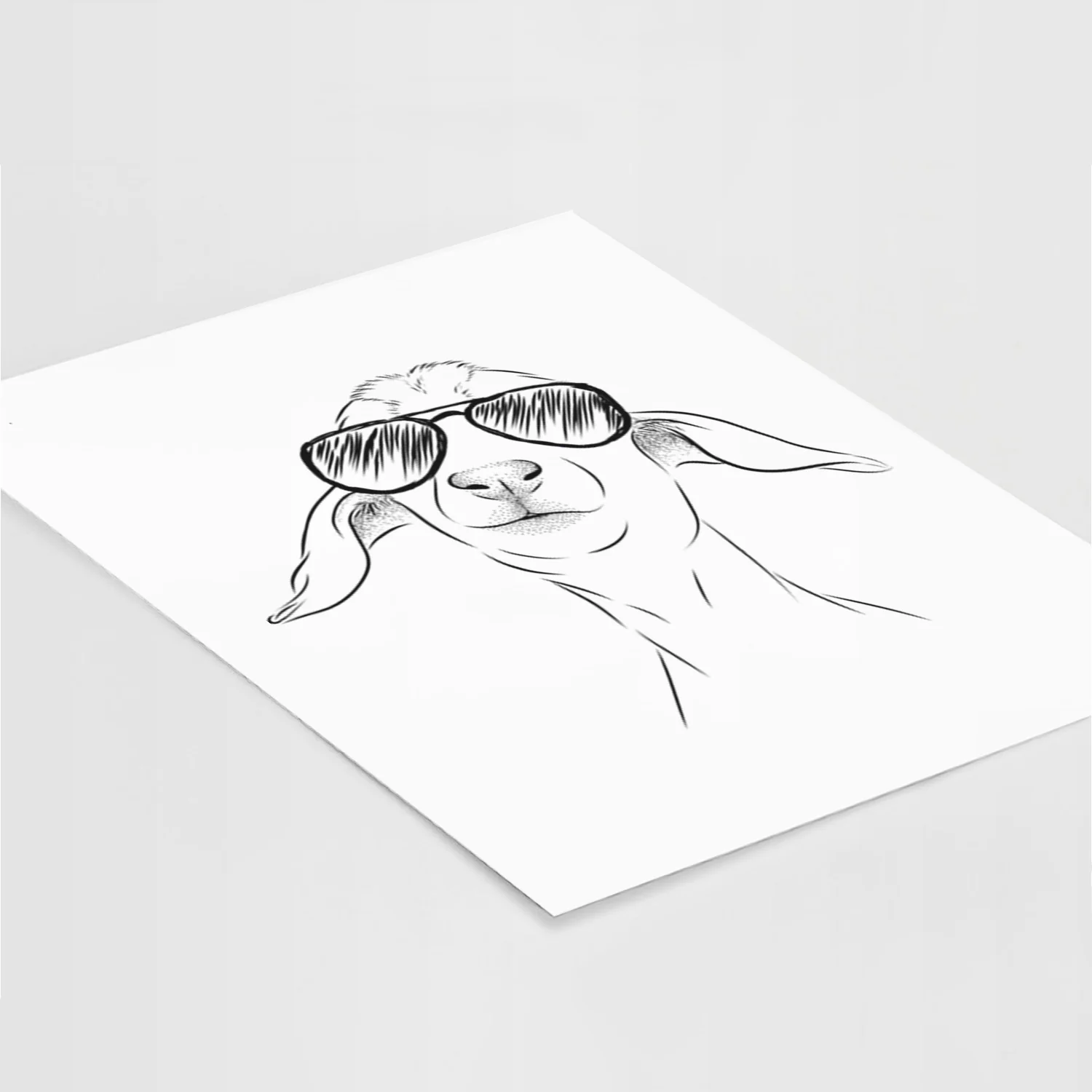 Kara Dune the Spanish Boer Goat Art Print - Image 9