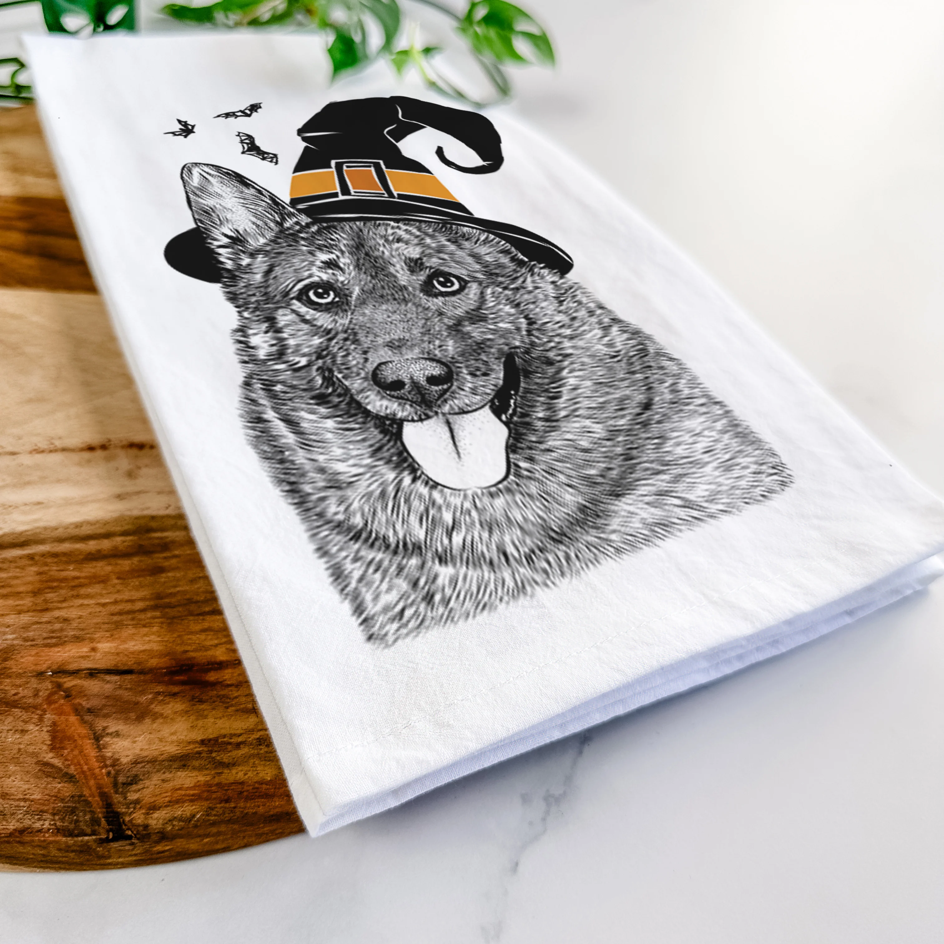 Kasia the Norwegian Elkhound Tea Towel - Image 8