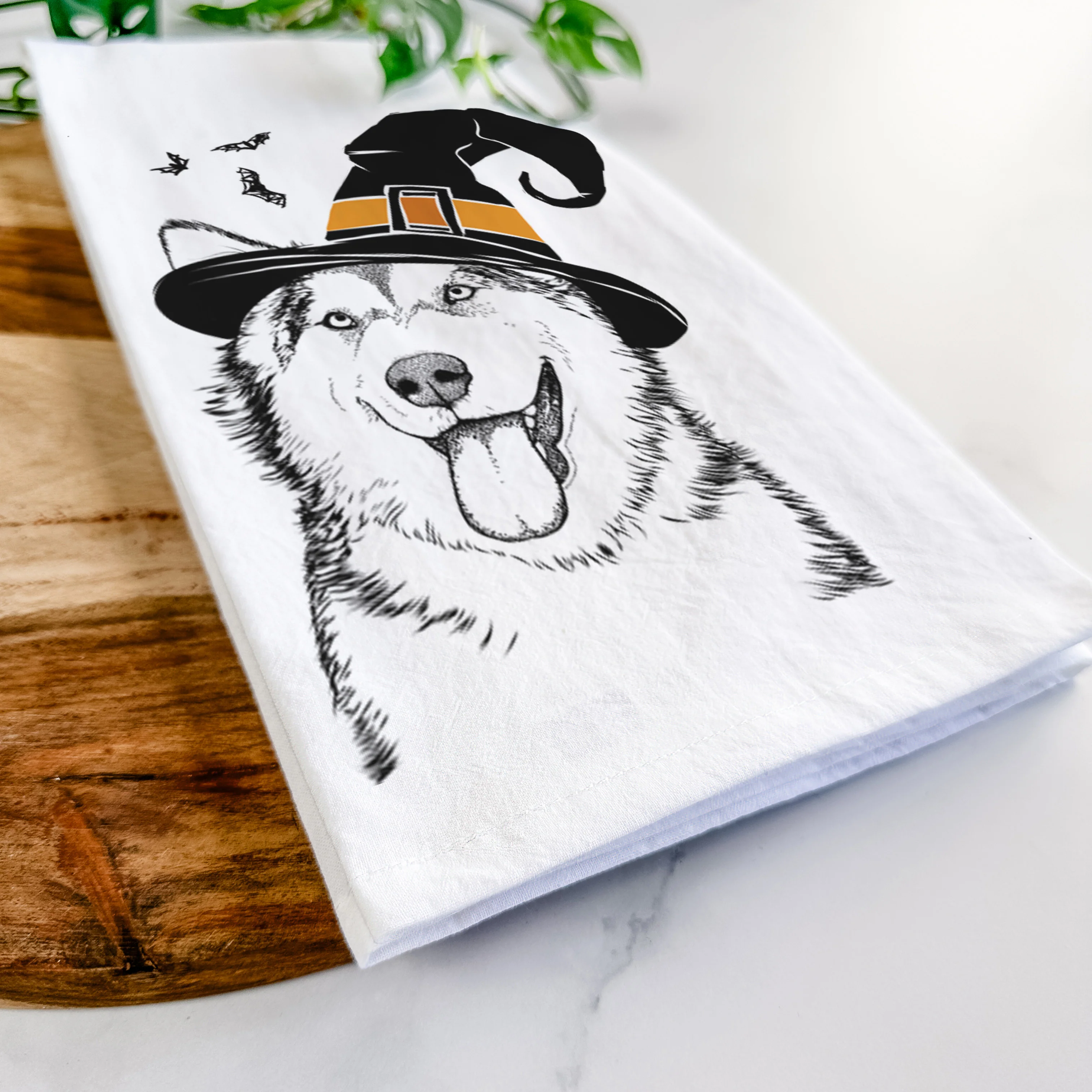 Kaskae the Alaskan Malamute Tea Towel - Image 8