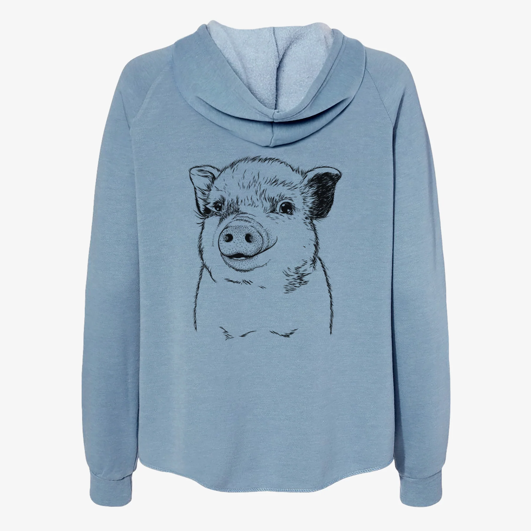 Kevin the Spotted Pig - Women's Cali Wave Zip-Up Sweatshirt - Image 6