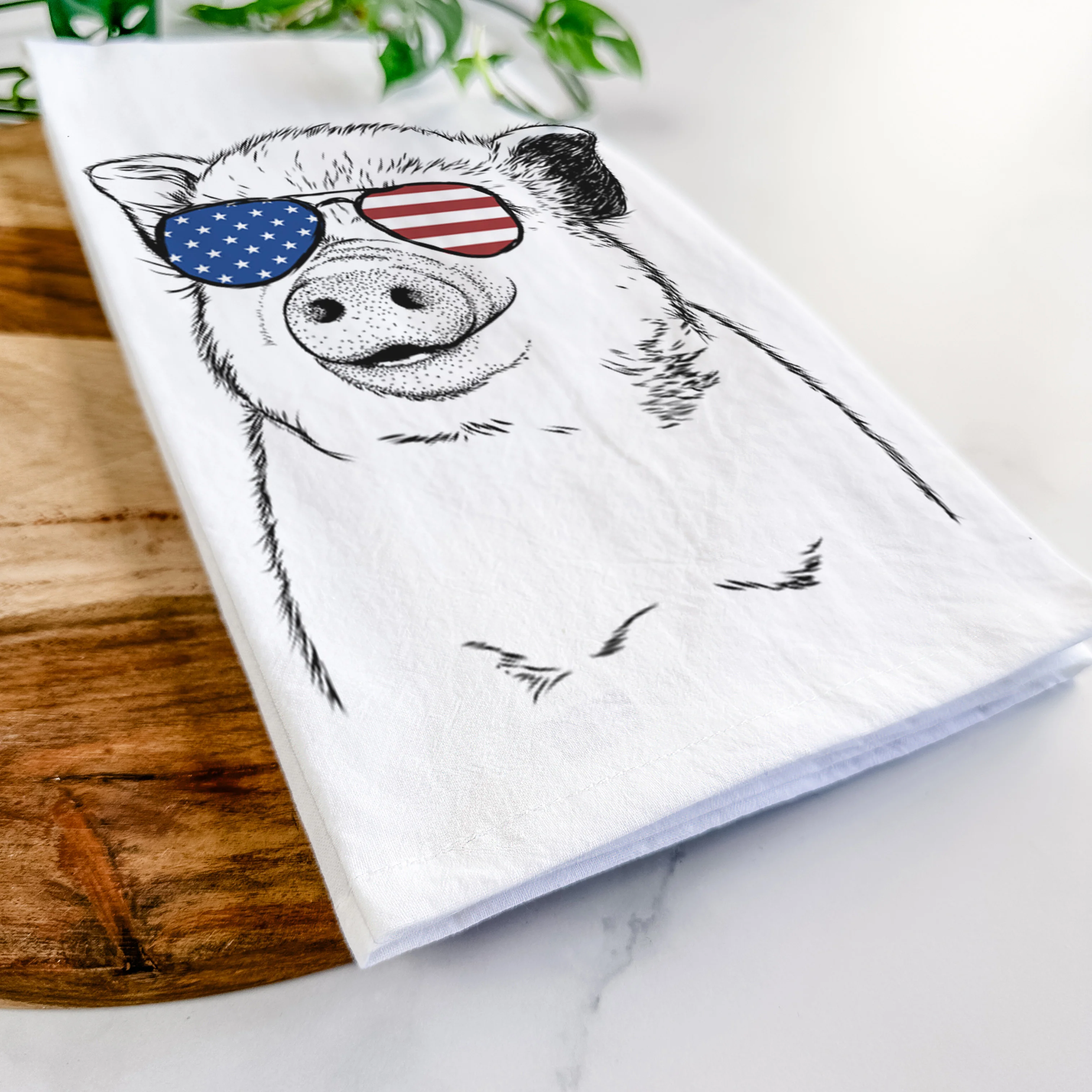 Kevin the Spotted Pig Tea Towel - Image 12