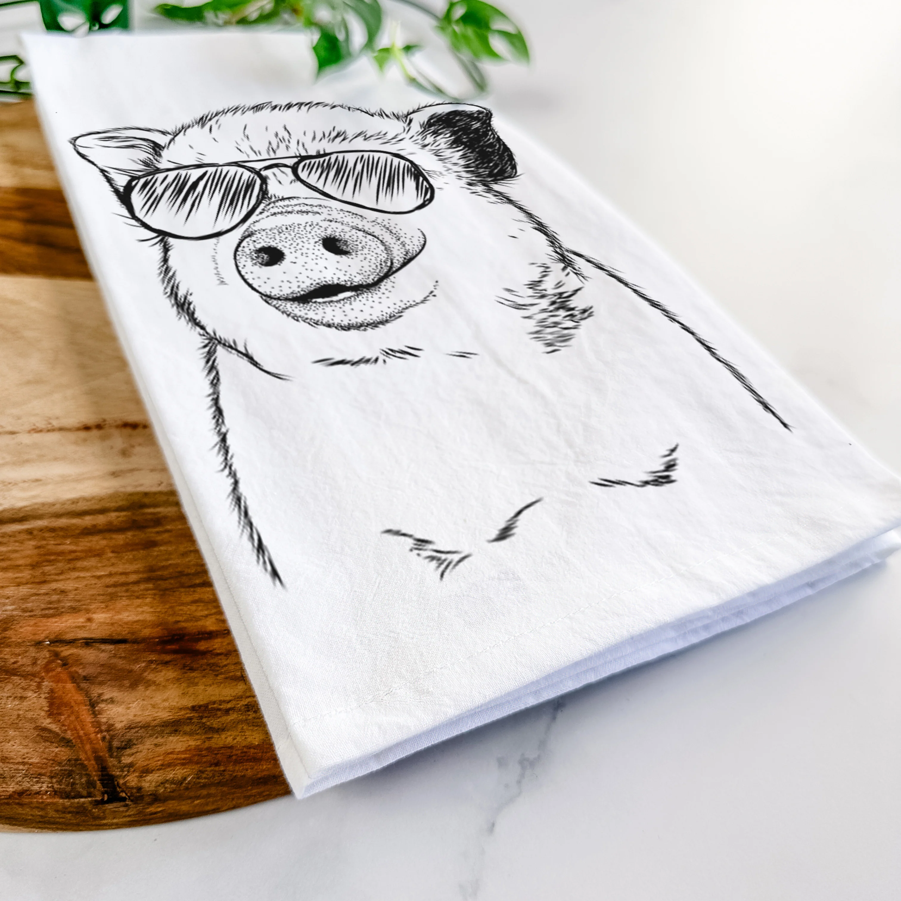 Kevin the Spotted Pig Tea Towel - Image 6