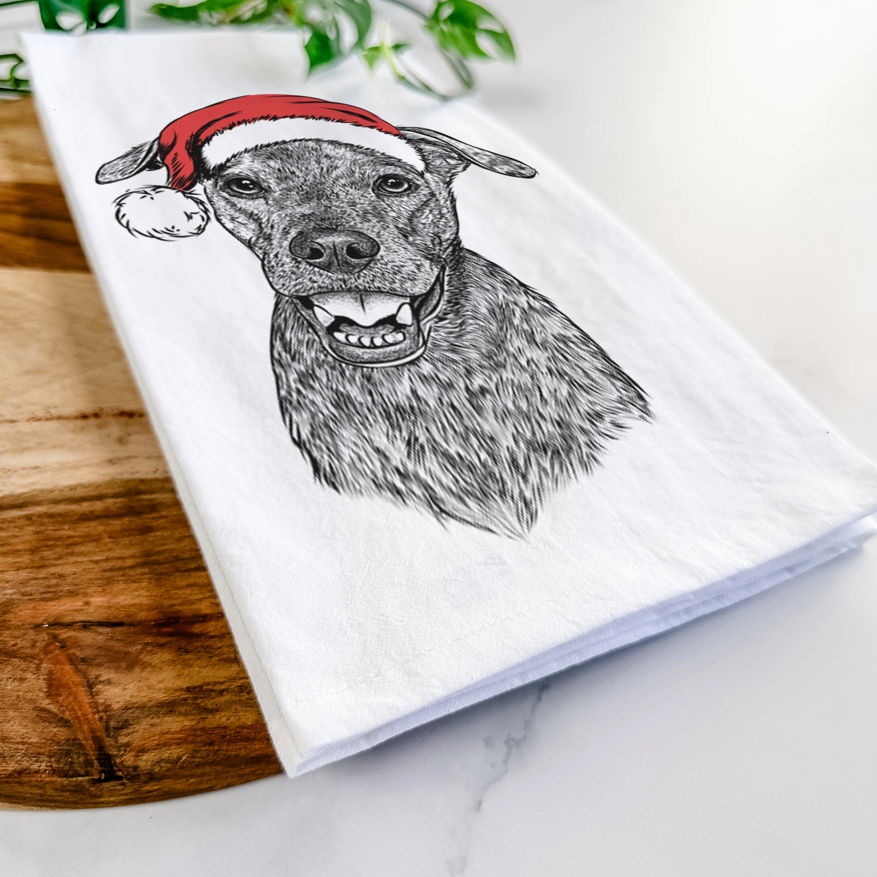 Kirby the Mountain Cur Mix Tea Towel - Image 9