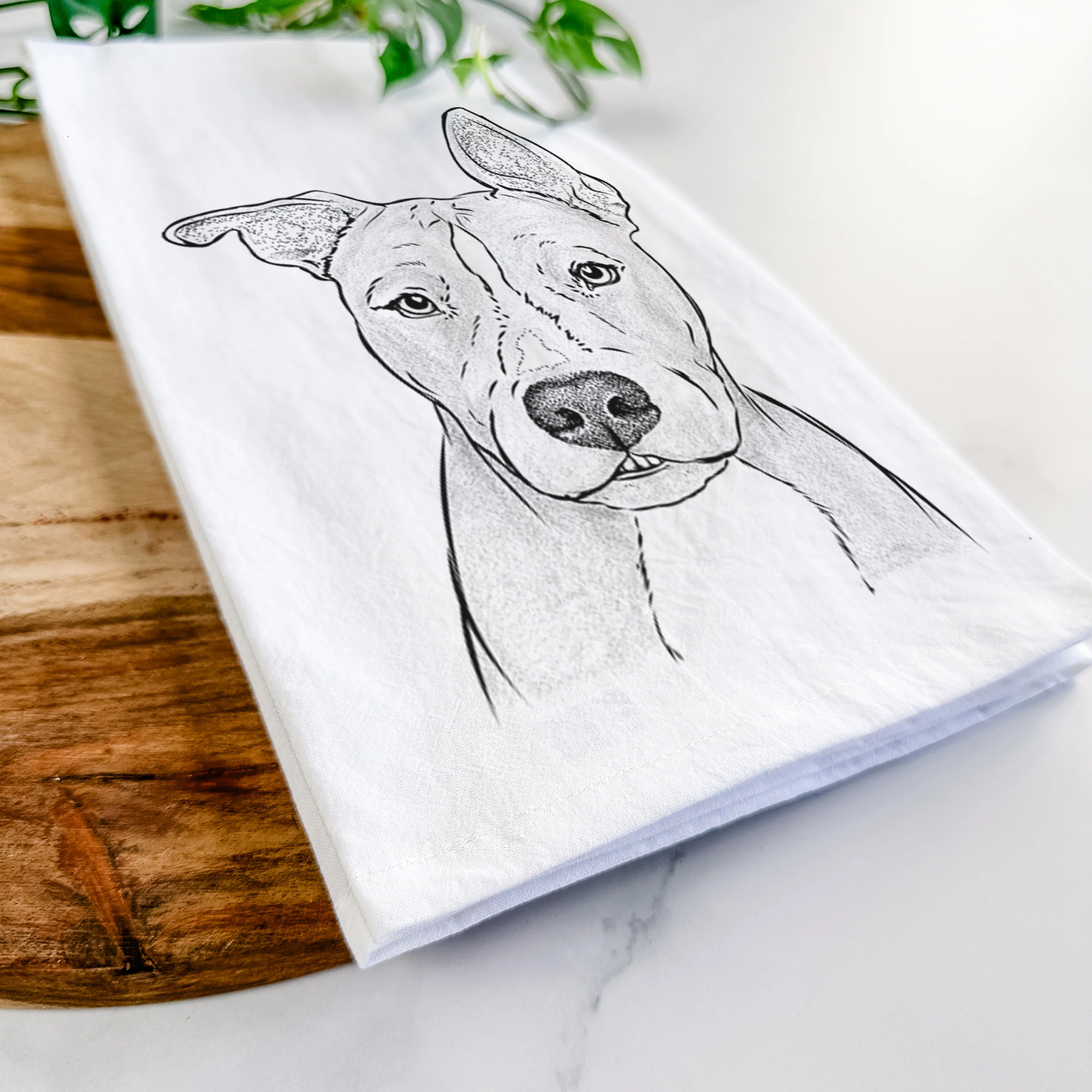 Kisses the Pitbull Tea Towel - Image 5
