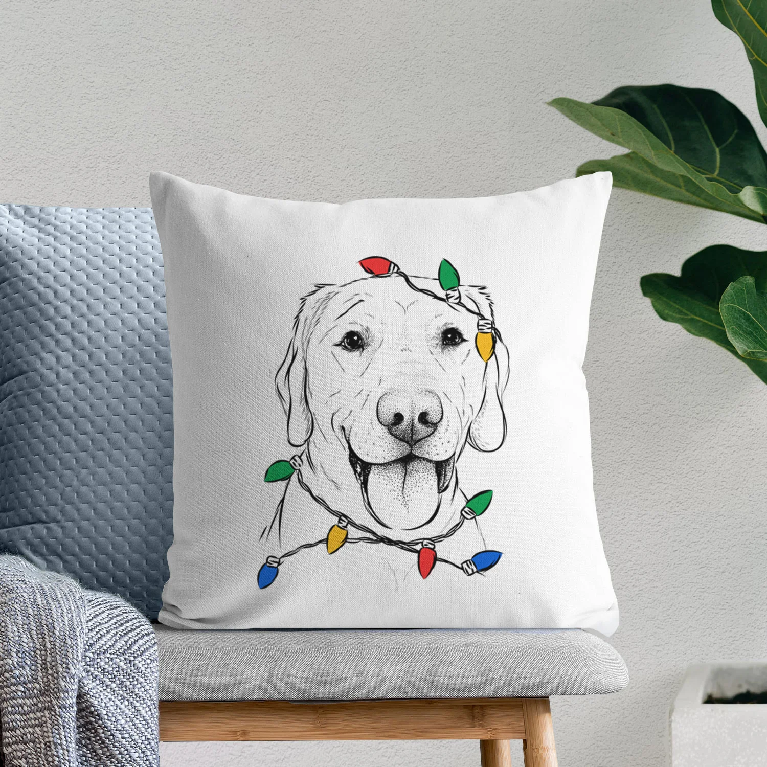 Klay the Labrador Retriever - Throw Pillow Cover - Image 9