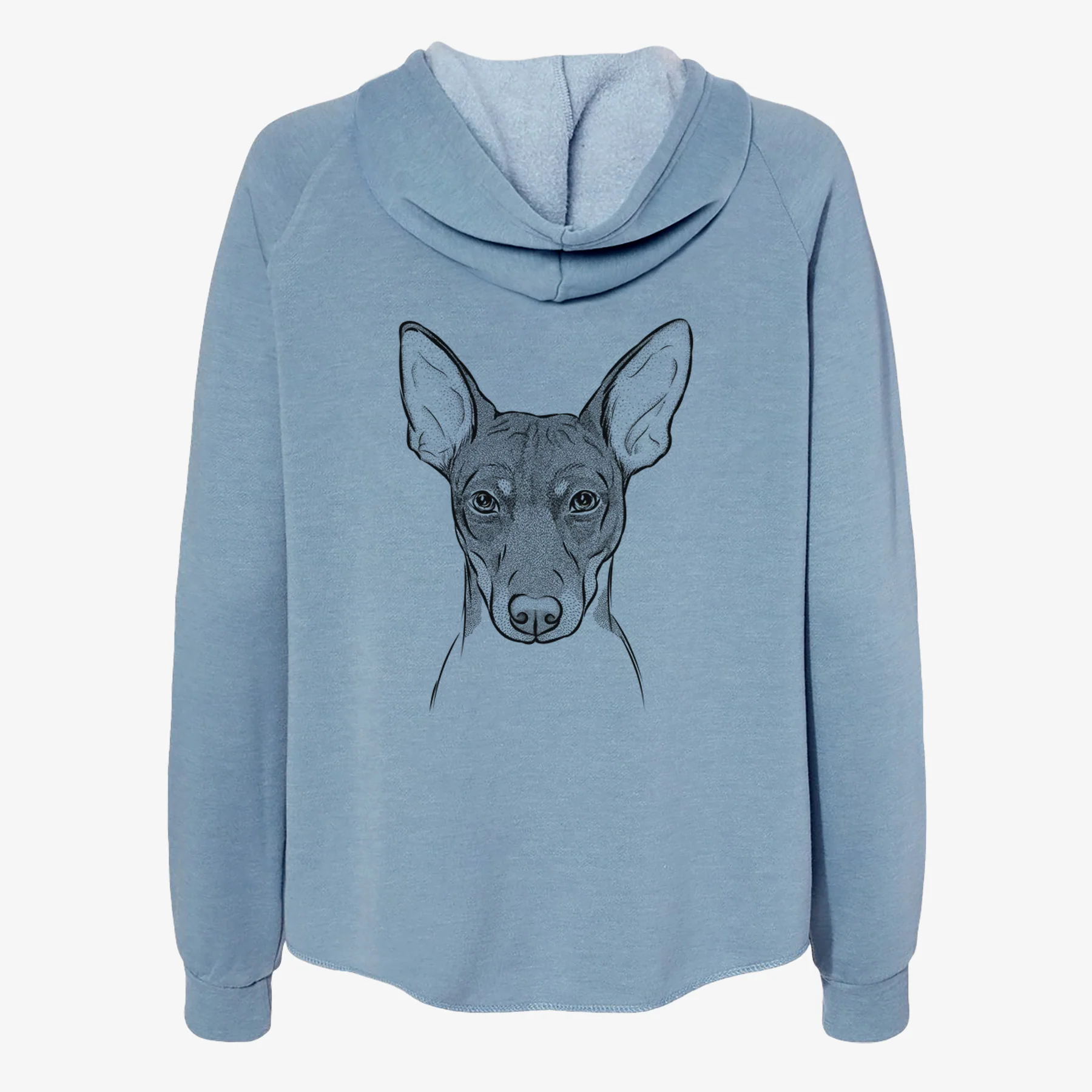 Knox the Rat Terrier - Women's Cali Wave Zip-Up Sweatshirt - Image 6