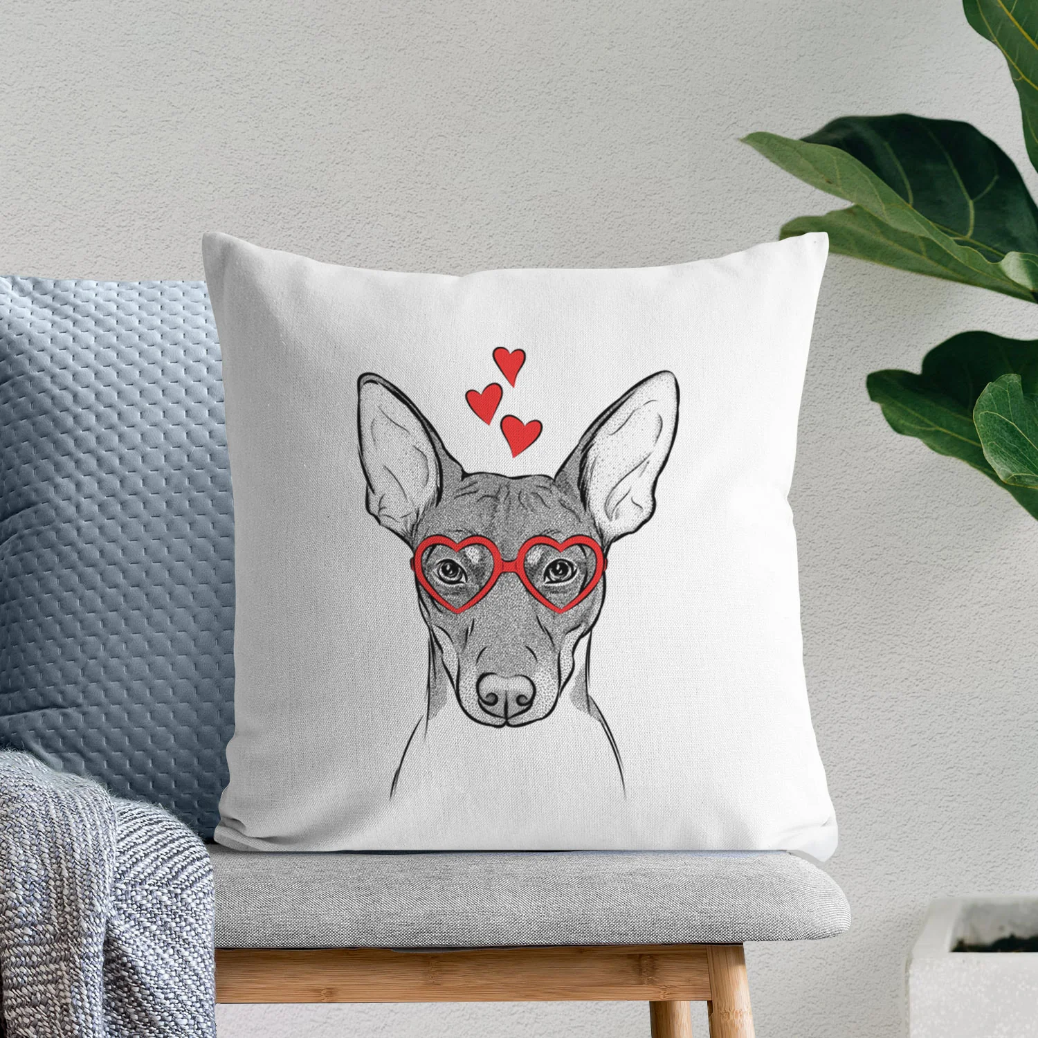 Knox the Rat Terrier - Throw Pillow Cover - Image 7