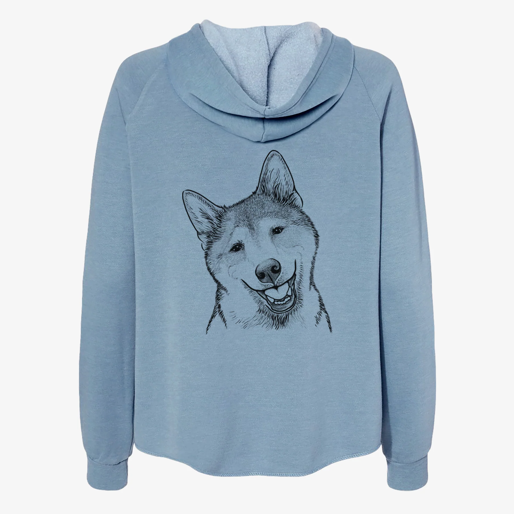 Koby the Shiba Inu - Women's Cali Wave Zip-Up Sweatshirt - Image 6