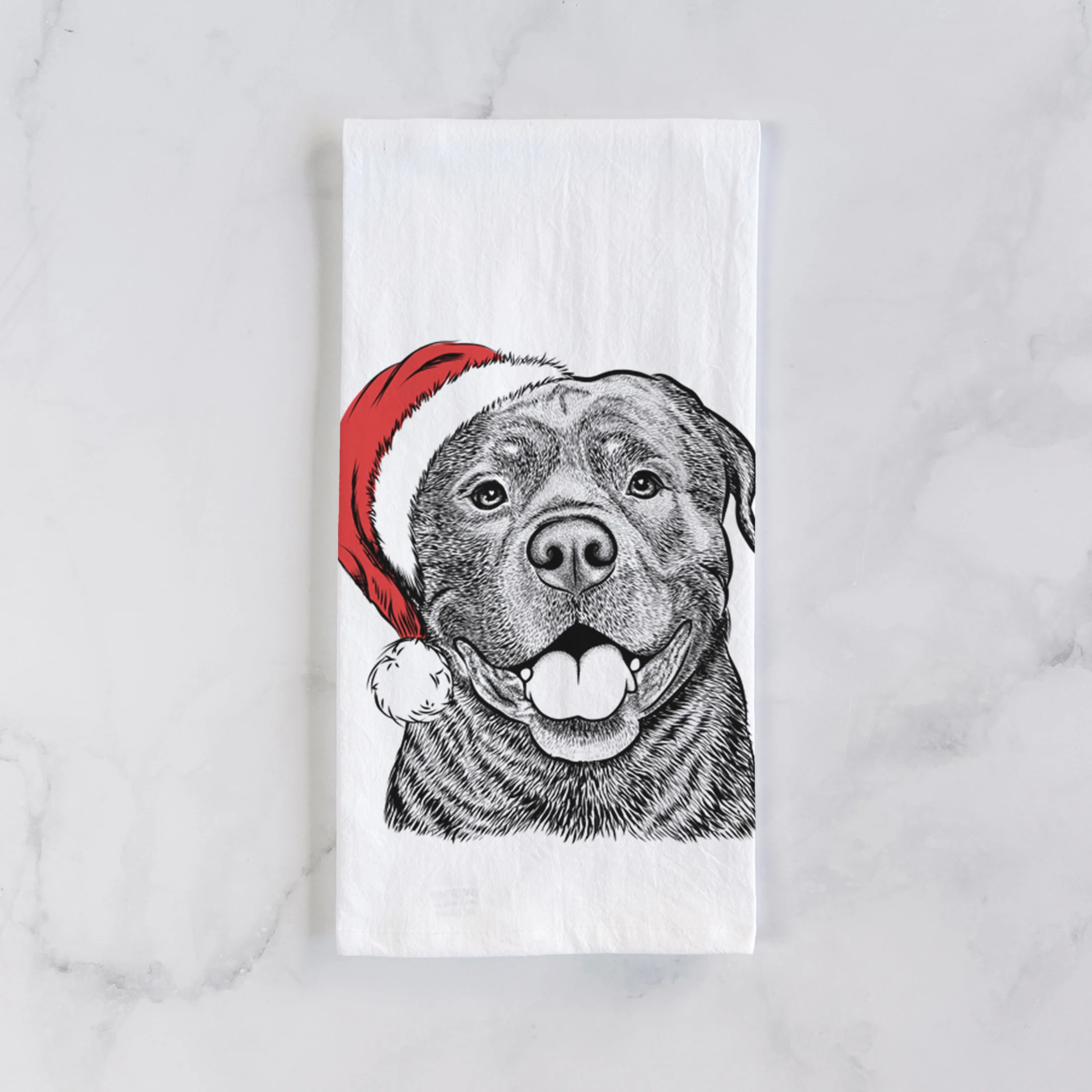 Kojak the Rottweiler Tea Towel - Image 2