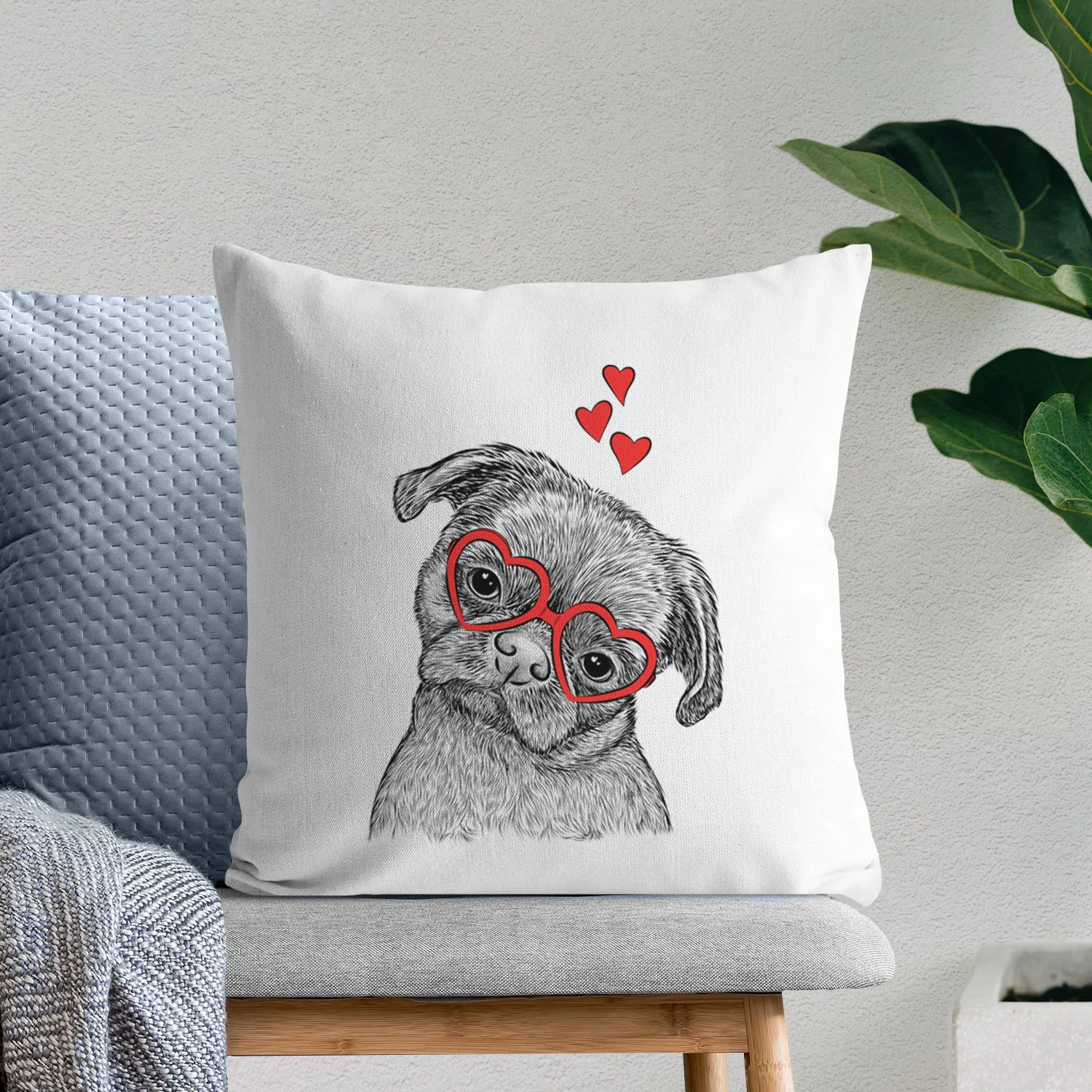 Koko the Shih Tzu - Throw Pillow Cover - Image 7