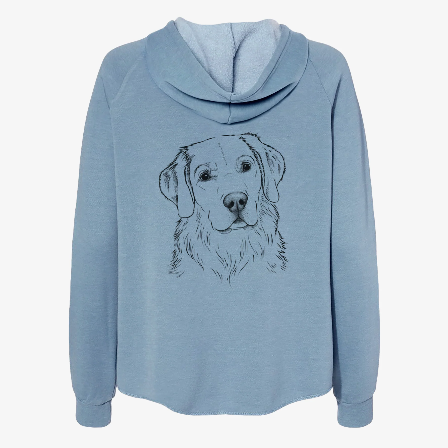 Kula the Golden Retriever - Women's Cali Wave Zip-Up Sweatshirt - Image 6