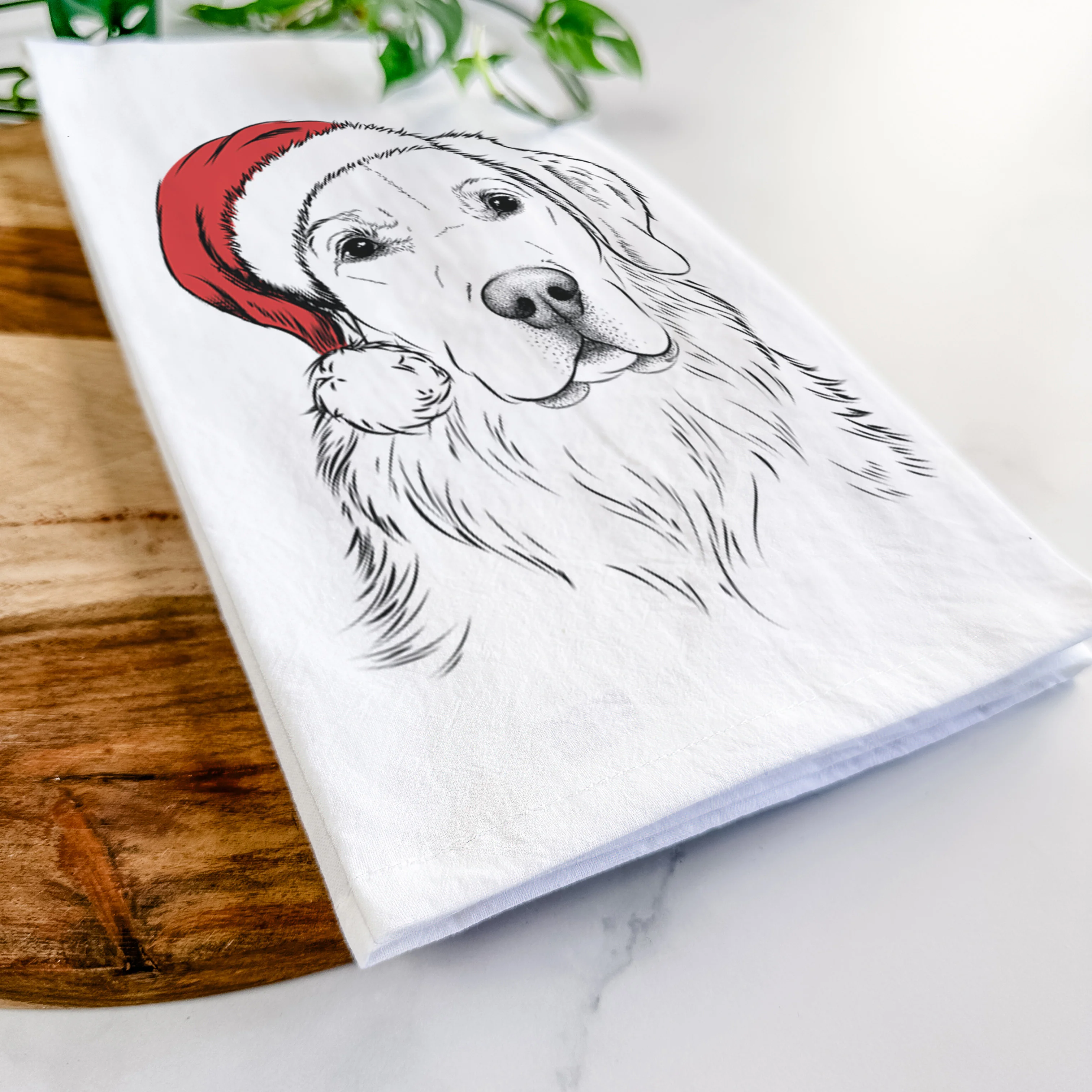 Kula the Golden Retriever Tea Towel - Image 9