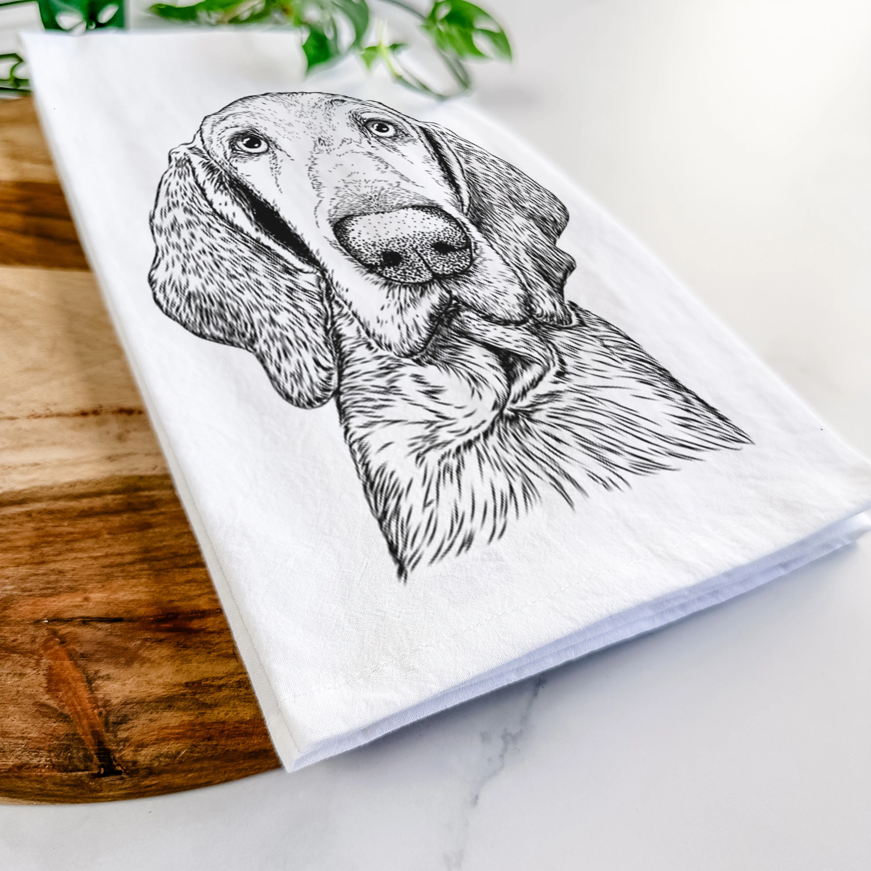 Kylie the Bracco Italiano Tea Towel - Image 5