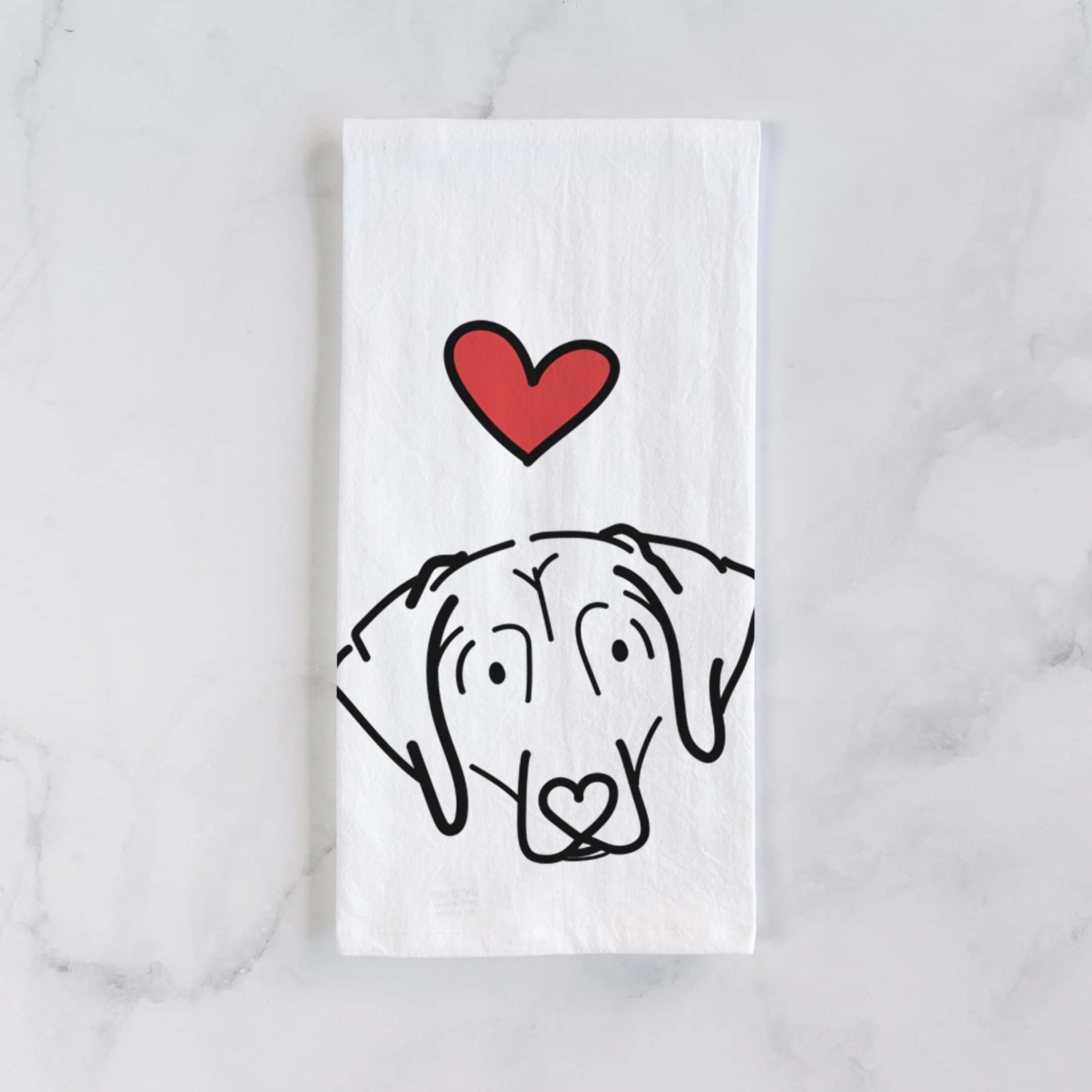 Love Always Beagle - Aly - Tea Towel - Image 2