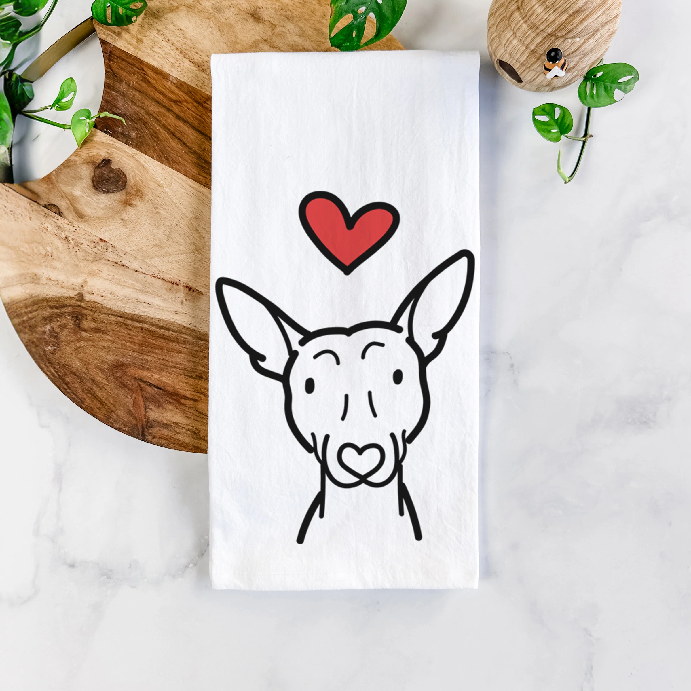 Love Always American Hairless Terrier - Tea Towel - Image 5