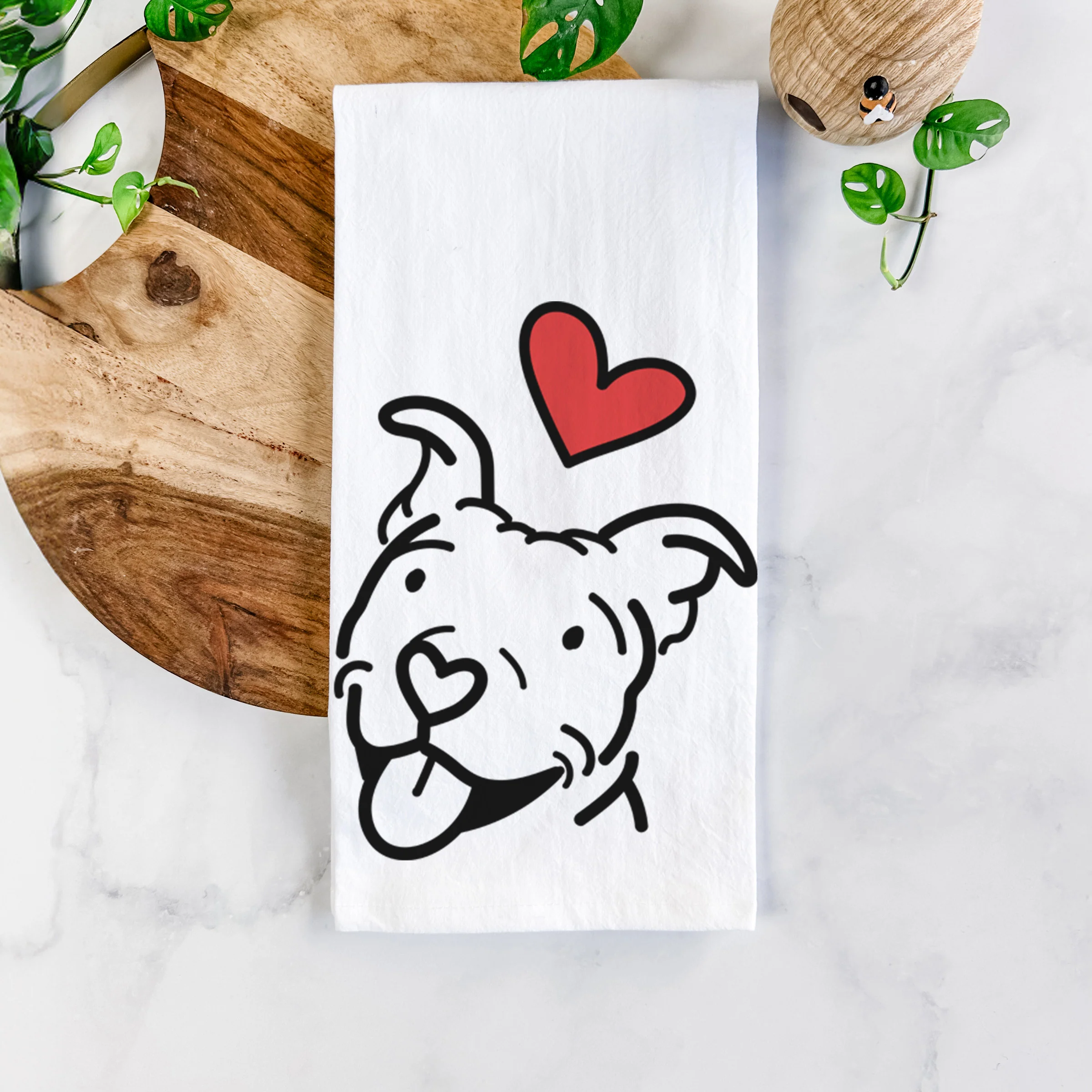 Love Always Pitbull - Arlo - Tea Towel - Image 5